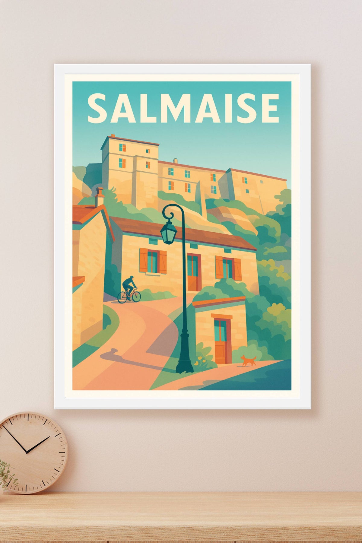 Affiche Salmaise — Charme et sérénité à la campagne · poster d'art de Salmaise