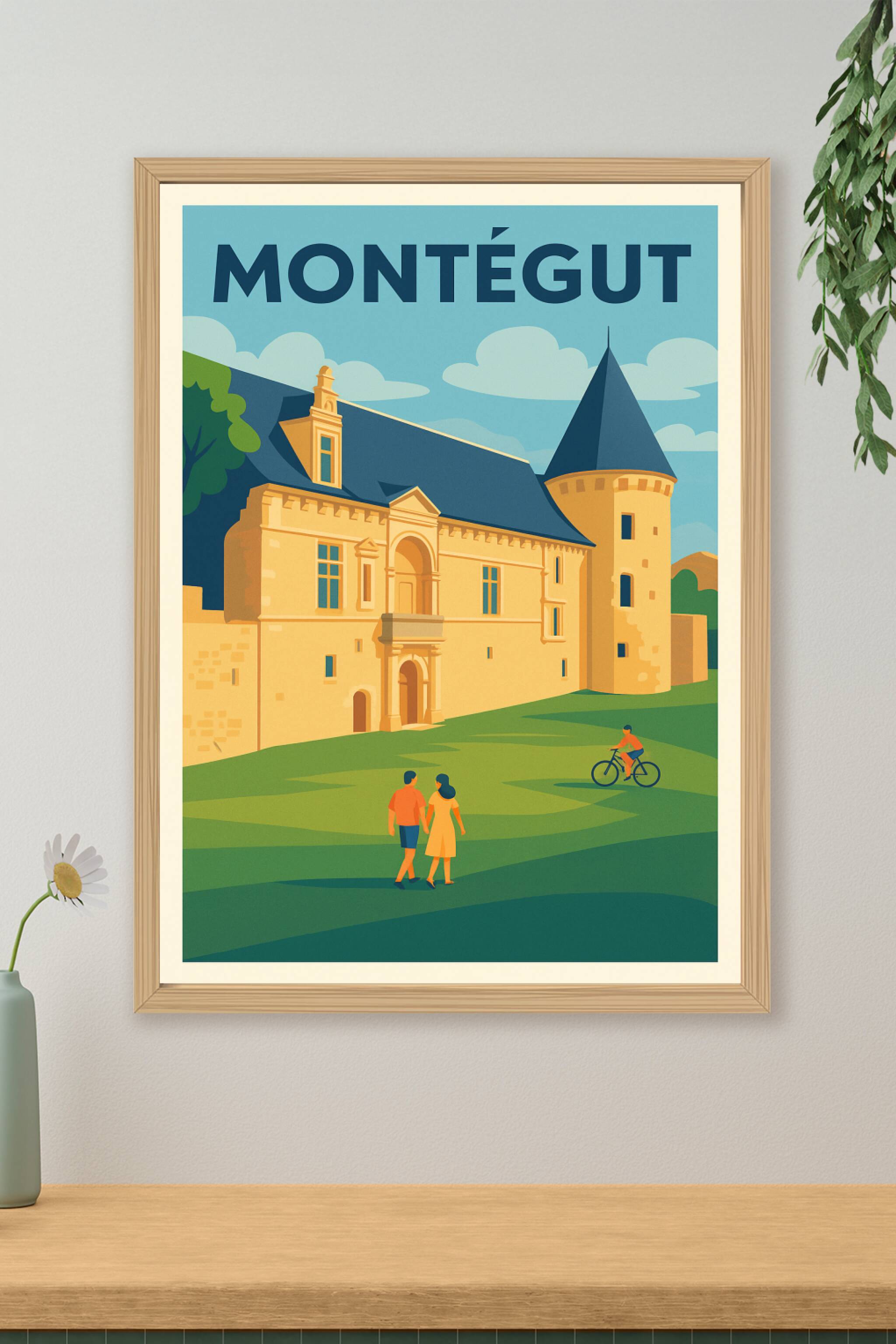 Affiche de Montégut - Charme et histoire au cœur de la cité