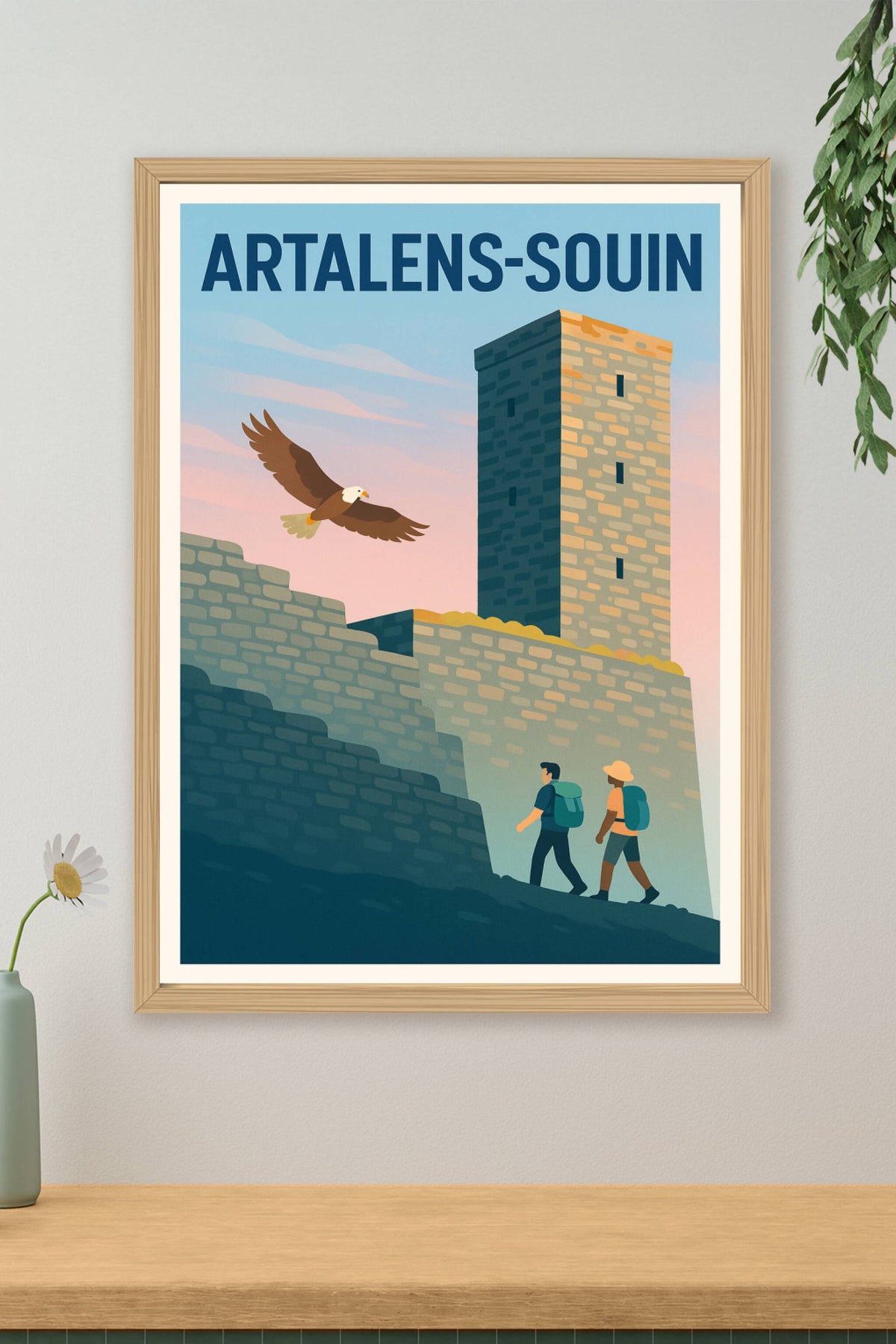Affiche Artalens-Souin — Évasion au cœur de l'histoire · poster d'art de Artalens-Souin
