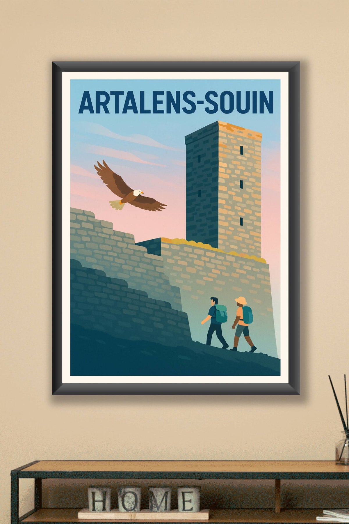 Affiche Artalens-Souin — Évasion au cœur de l'histoire · poster d'art de Artalens-Souin