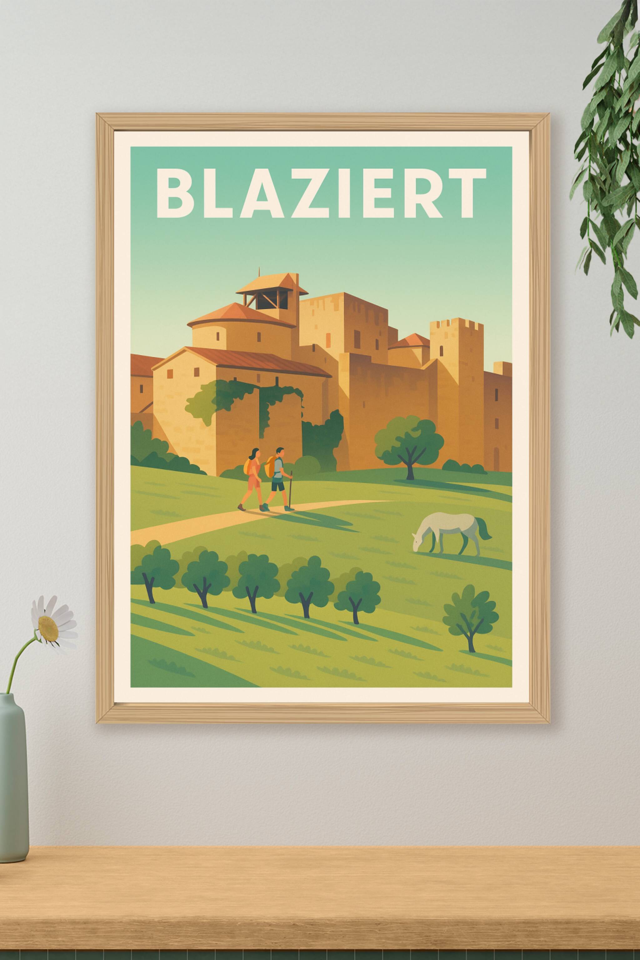 Affiche de Blaziert - Charme médiéval et nature apaisante