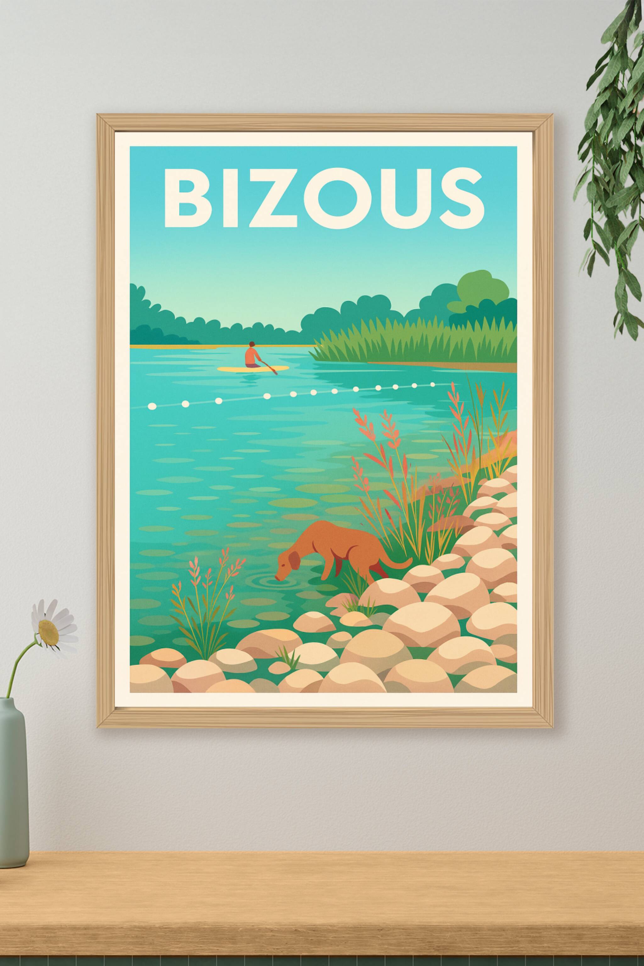 Affiche de Bizous - Évasion en pleine nature