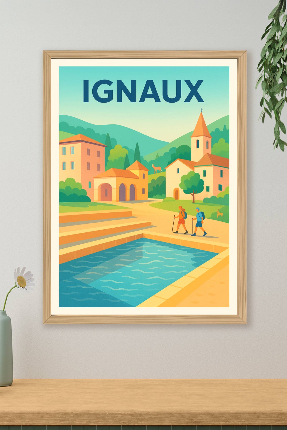 Affiche Ignaux — L'escapade nature authentique · poster d'art de Ignaux