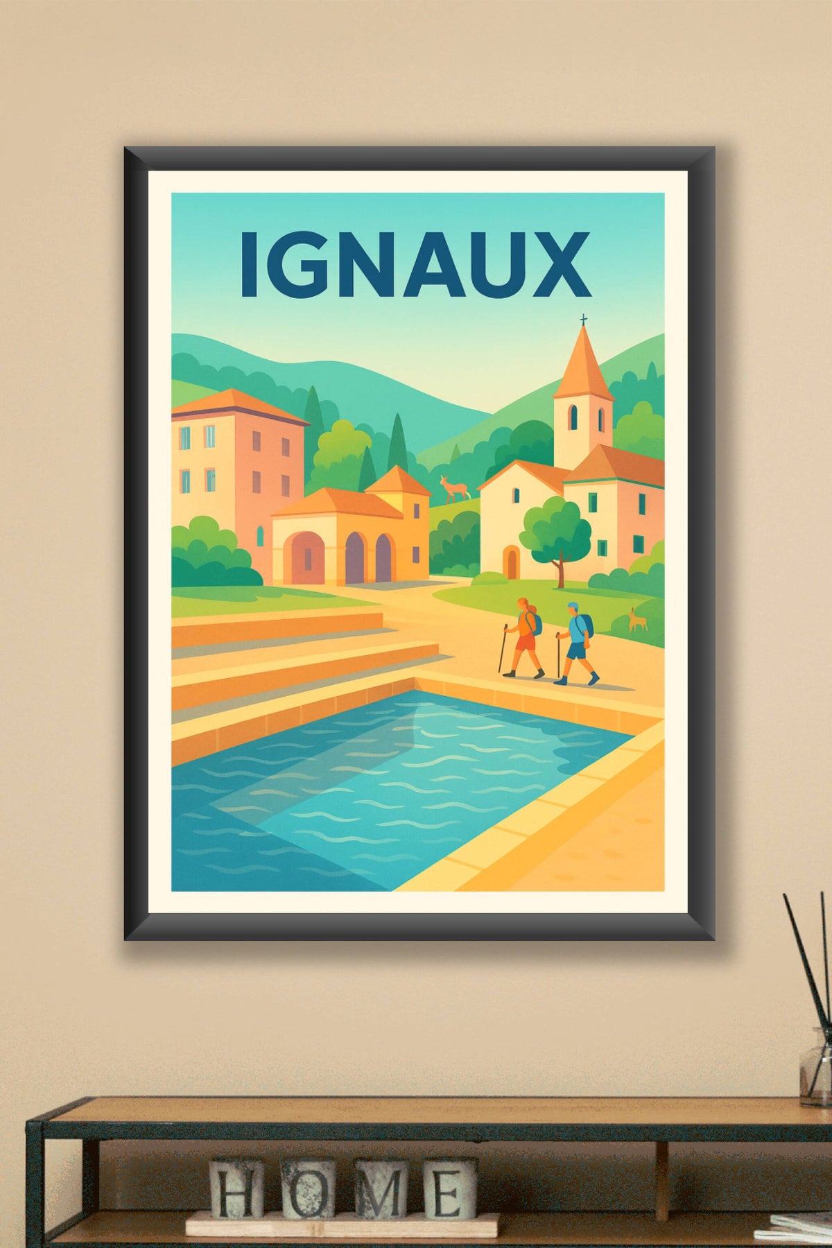 Affiche Ignaux — L'escapade nature authentique · poster d'art de Ignaux