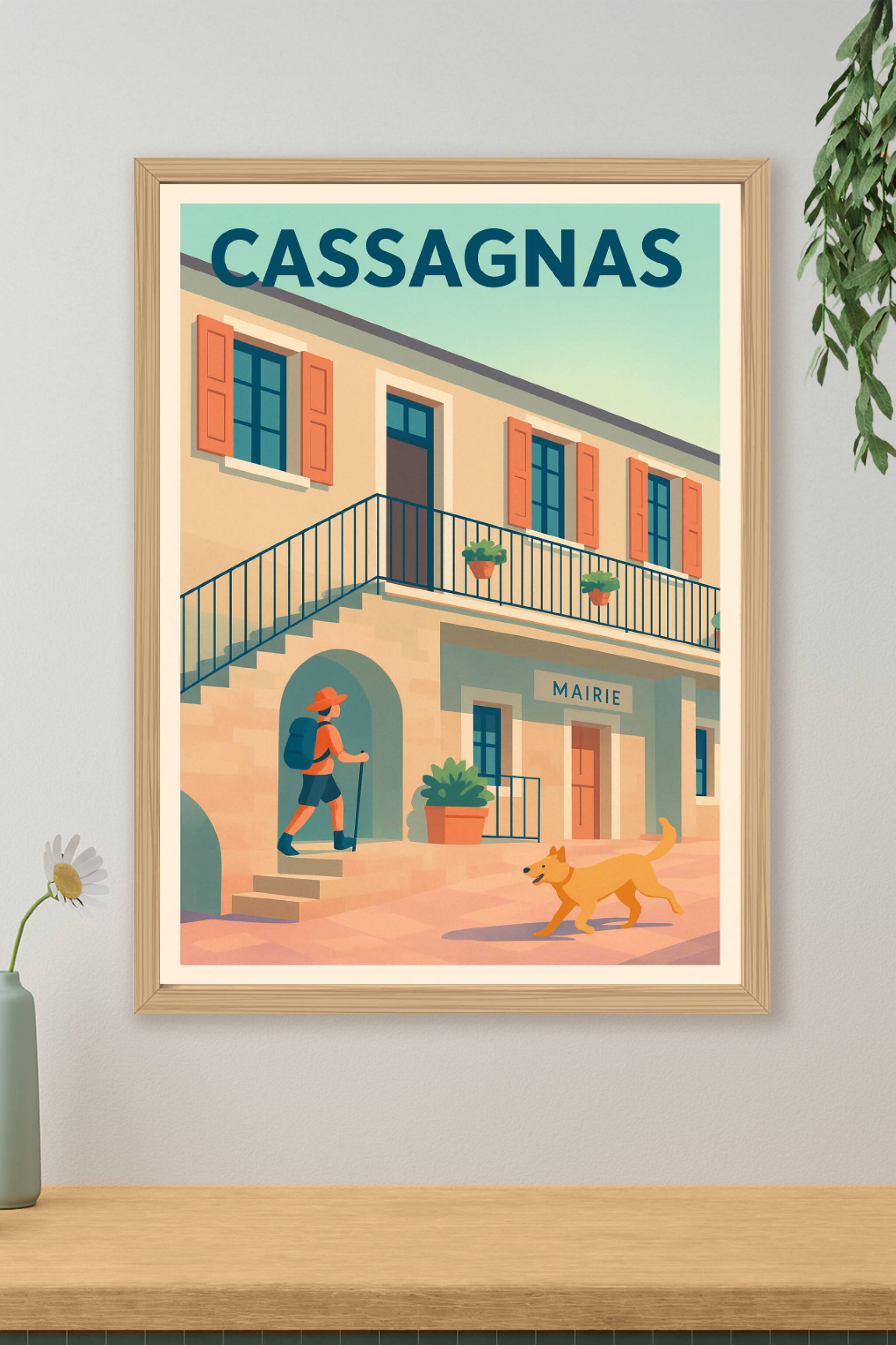 Affiche de Cassagnas - Escapade au cœur du village