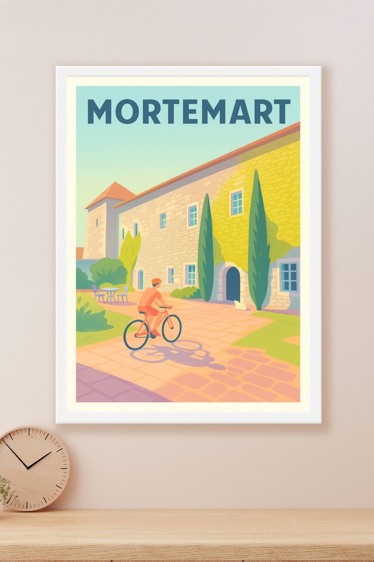 Affiche Mortemart — Douceur de vivre et patrimoine préservé · poster d'art de Mortemart