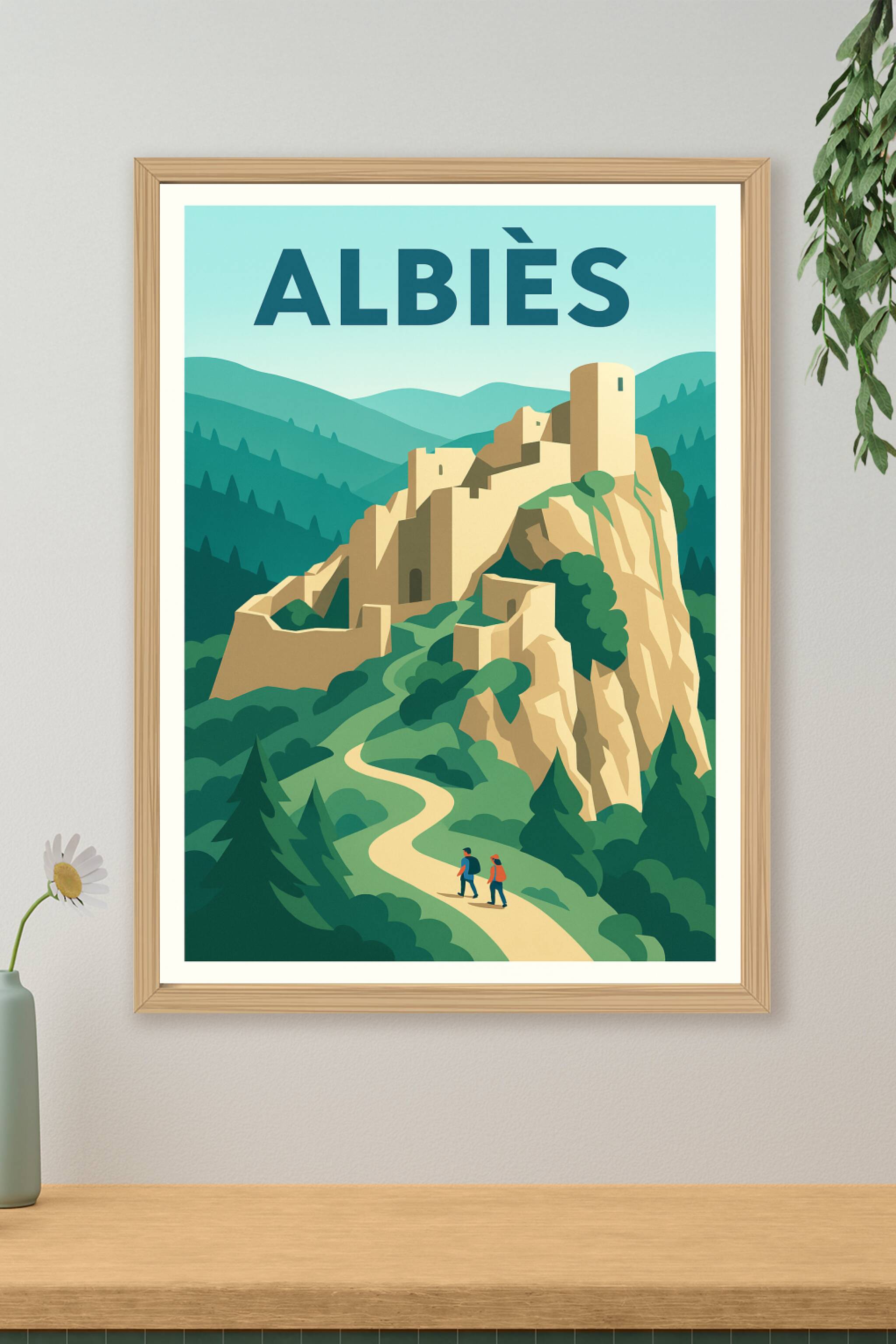 Affiche de Albiès - Randonnée au cœur des ruines médiévales