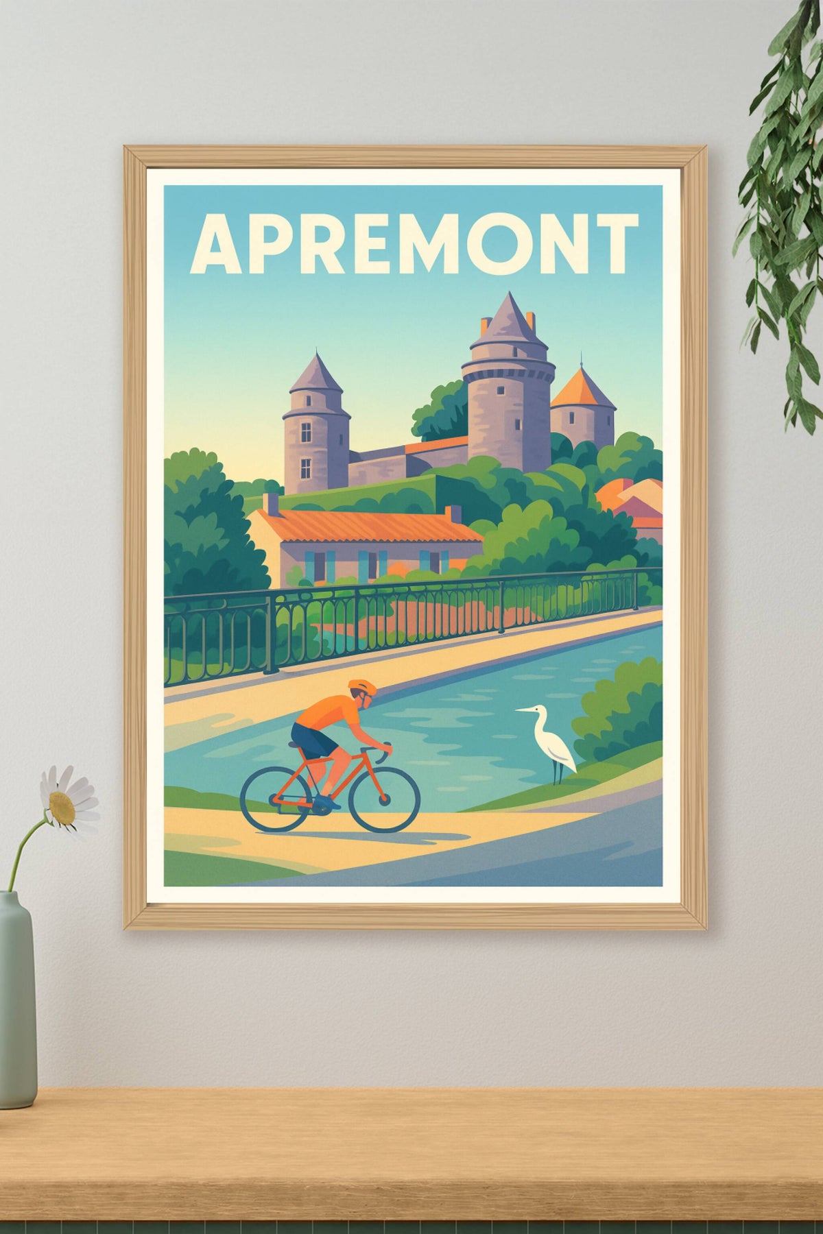 Affiche Apremont — Évasion et Douceur de Vivre · poster d'art de Apremont
