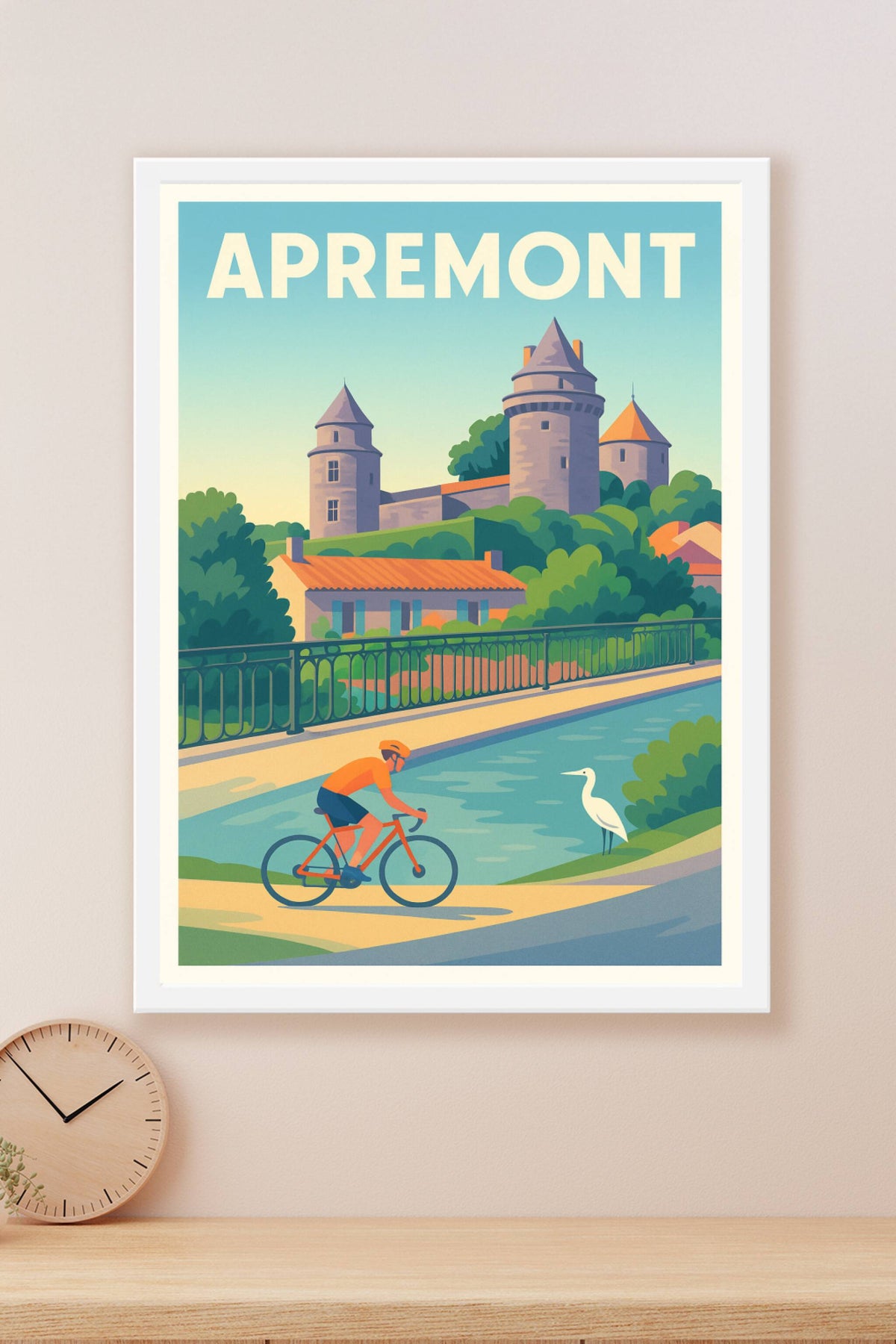 Affiche Apremont — Évasion et Douceur de Vivre · poster d'art de Apremont