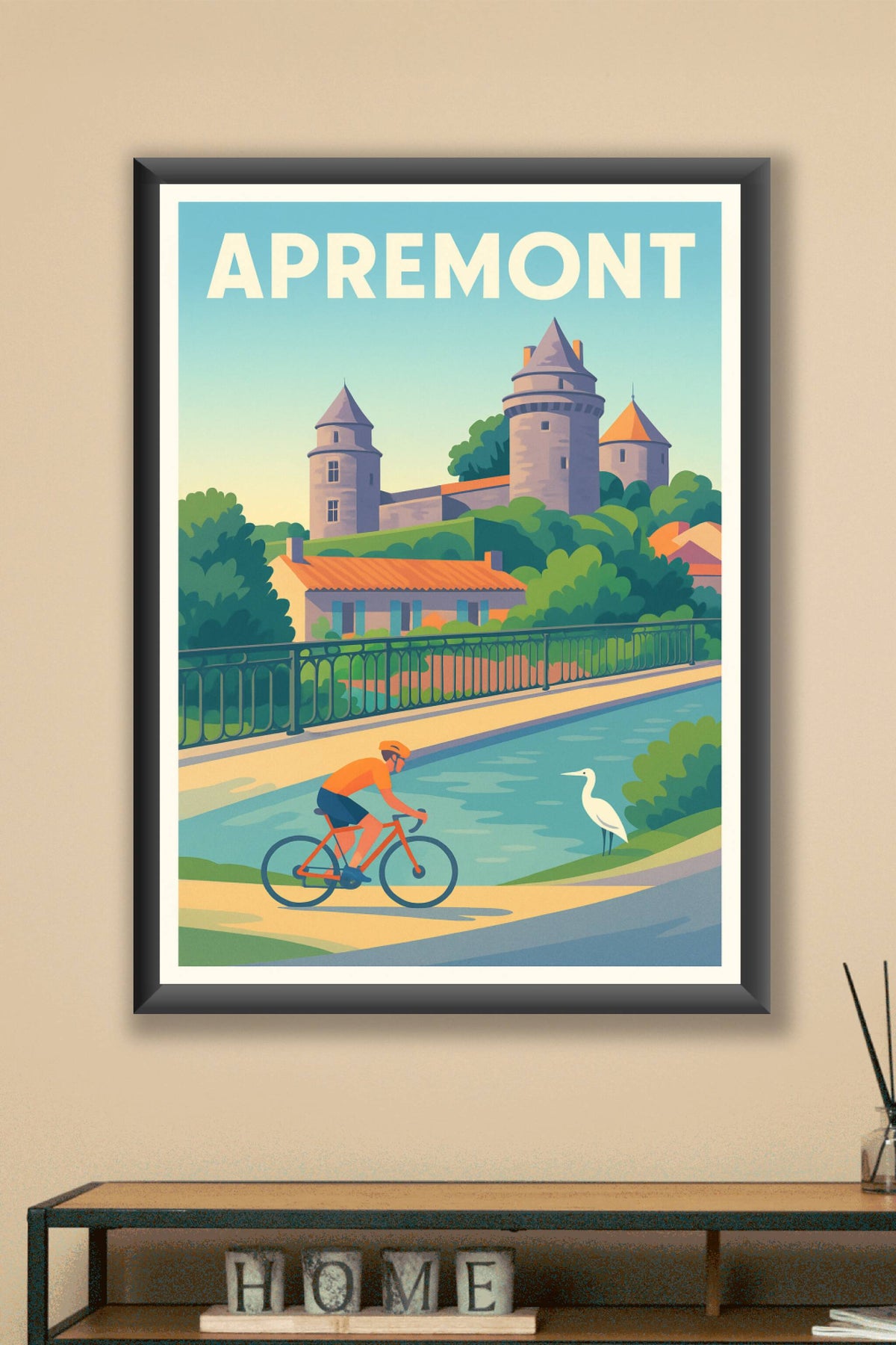 Affiche Apremont — Évasion et Douceur de Vivre · poster d'art de Apremont