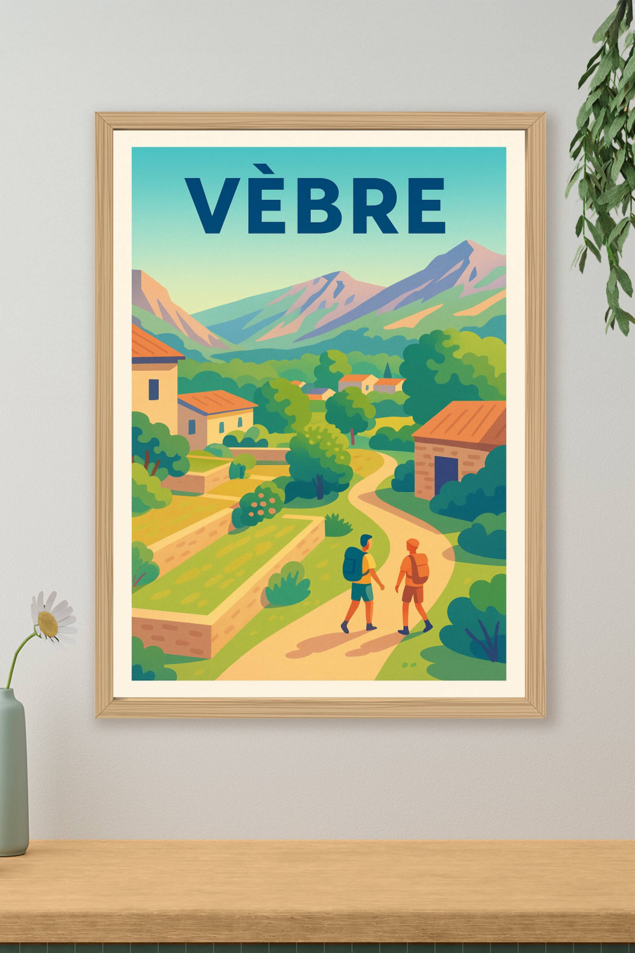 Affiche de Vèbre - Échappée nature au cœur des montagnes