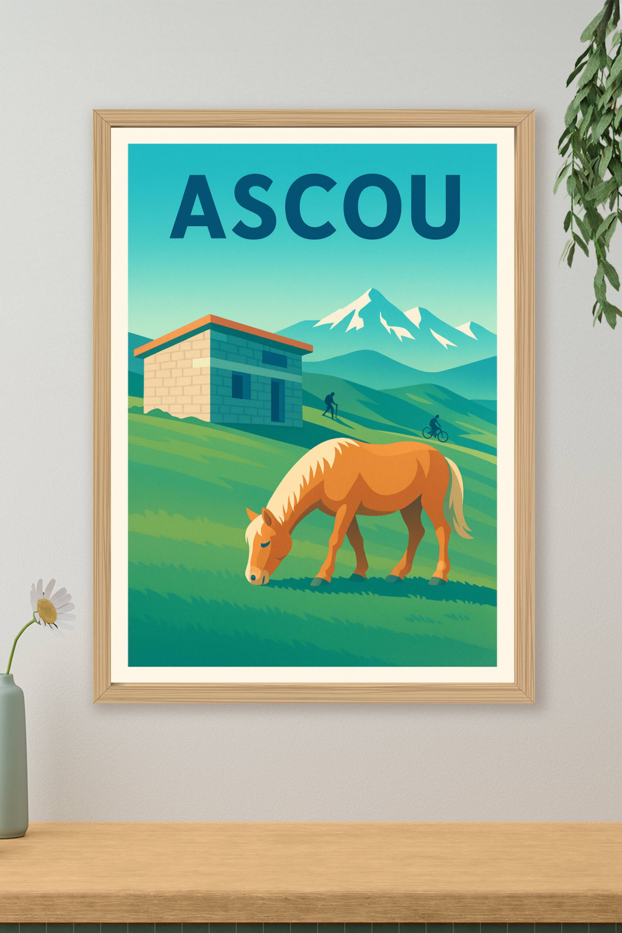 Affiche de Ascou - Sérénité en montagne
