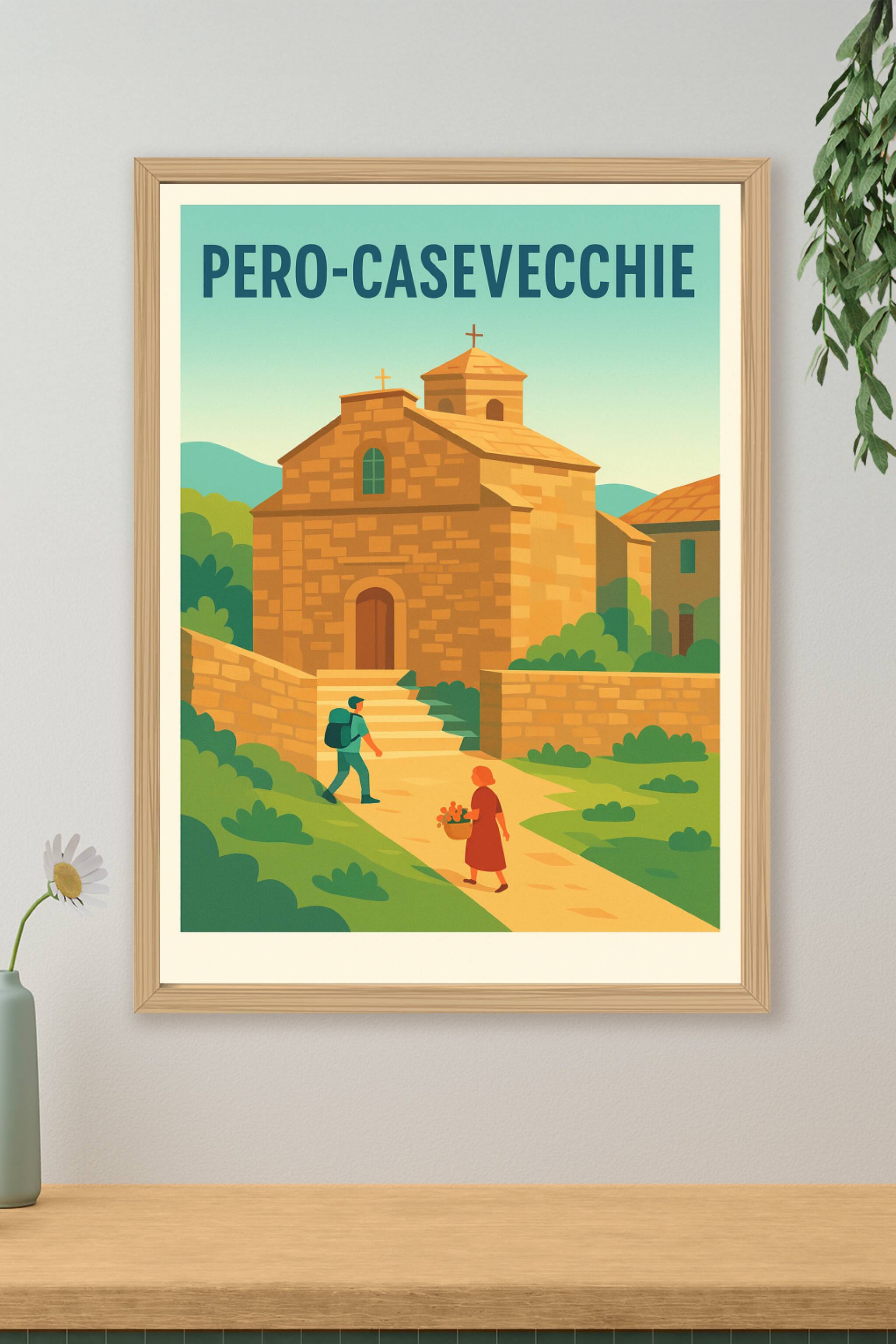 Affiche de Pero-Casevecchie - Charme et Sérénité Corse