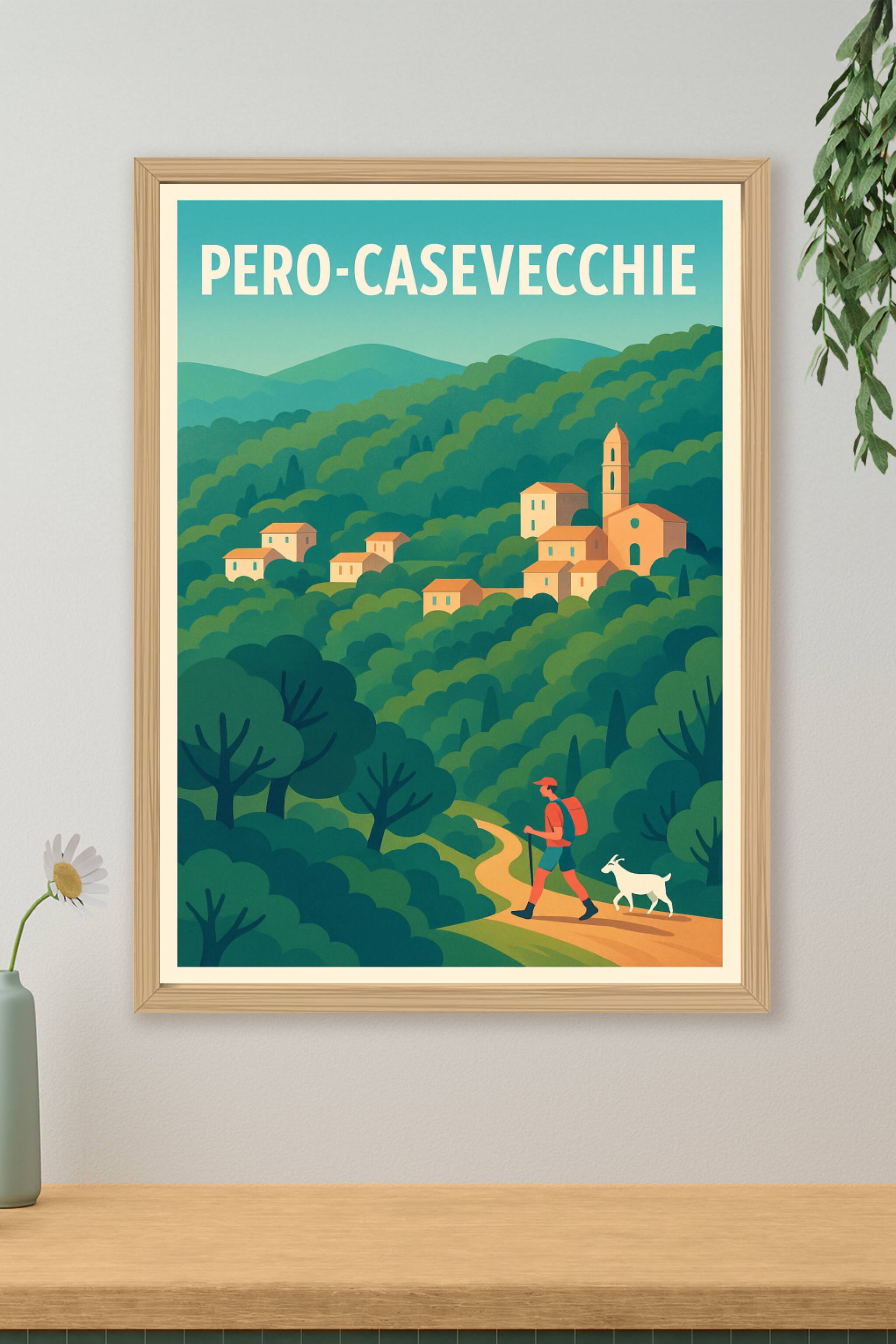 Affiche de Pero-Casevecchie - Évasion bucolique en Corse