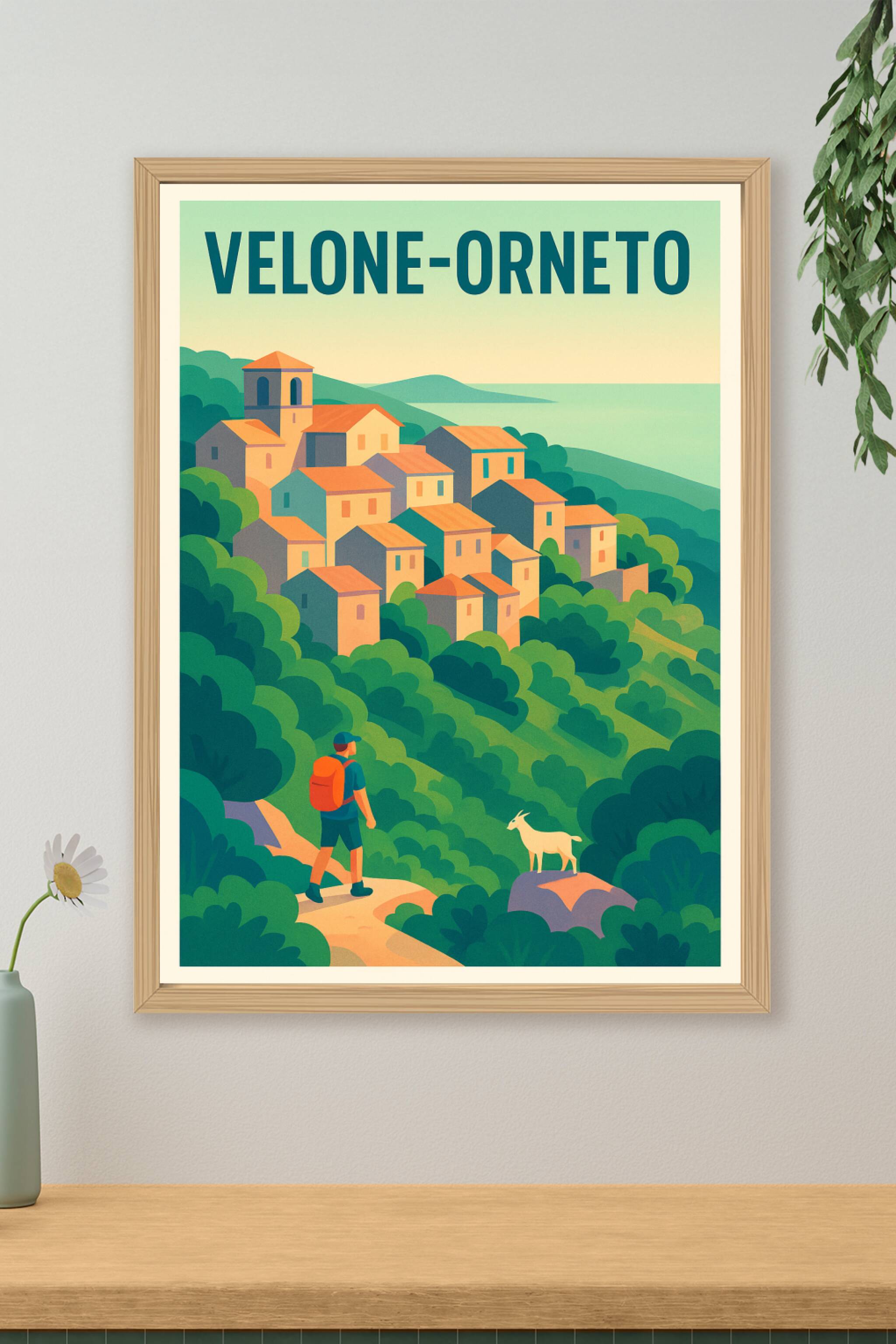 Affiche de Velone-Orneto - Évasion nature et village pittoresque