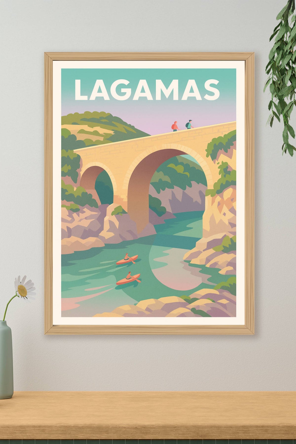 Affiche Lagamas — Évasion et nature sauvage · poster d'art de Lagamas