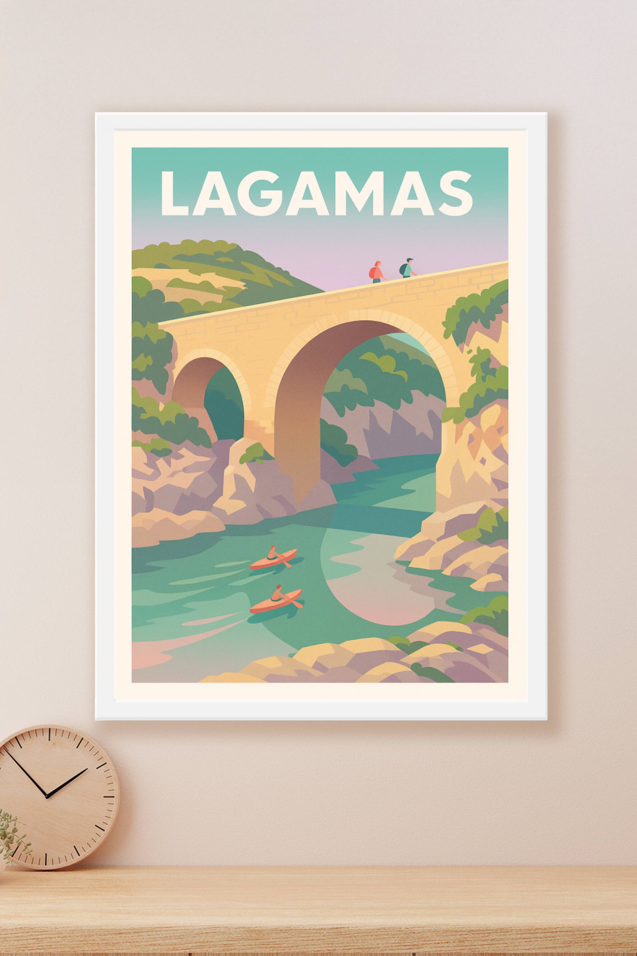 Affiche Lagamas — Évasion et nature sauvage · poster d'art de Lagamas