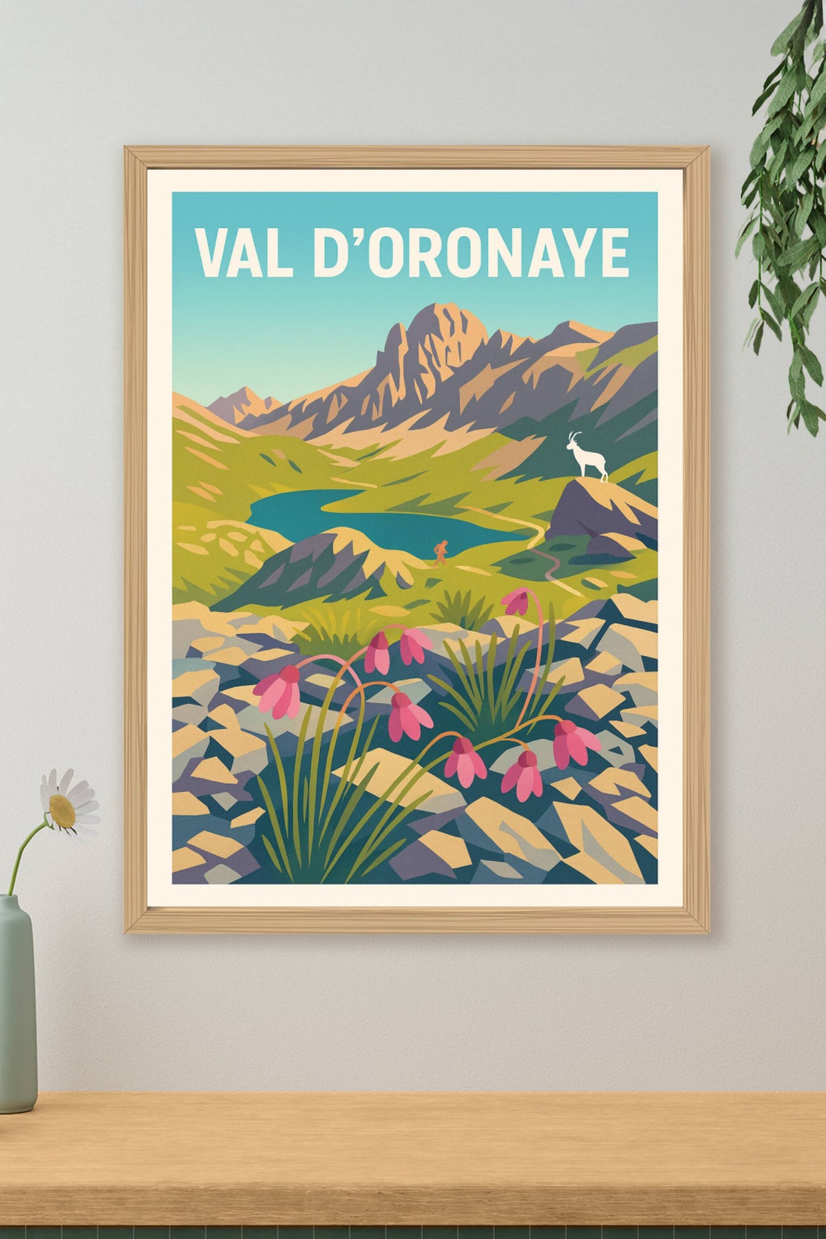 Affiche Val d'Oronaye — Évasion Alpine Authentique · poster d'art de Val d'Oronaye