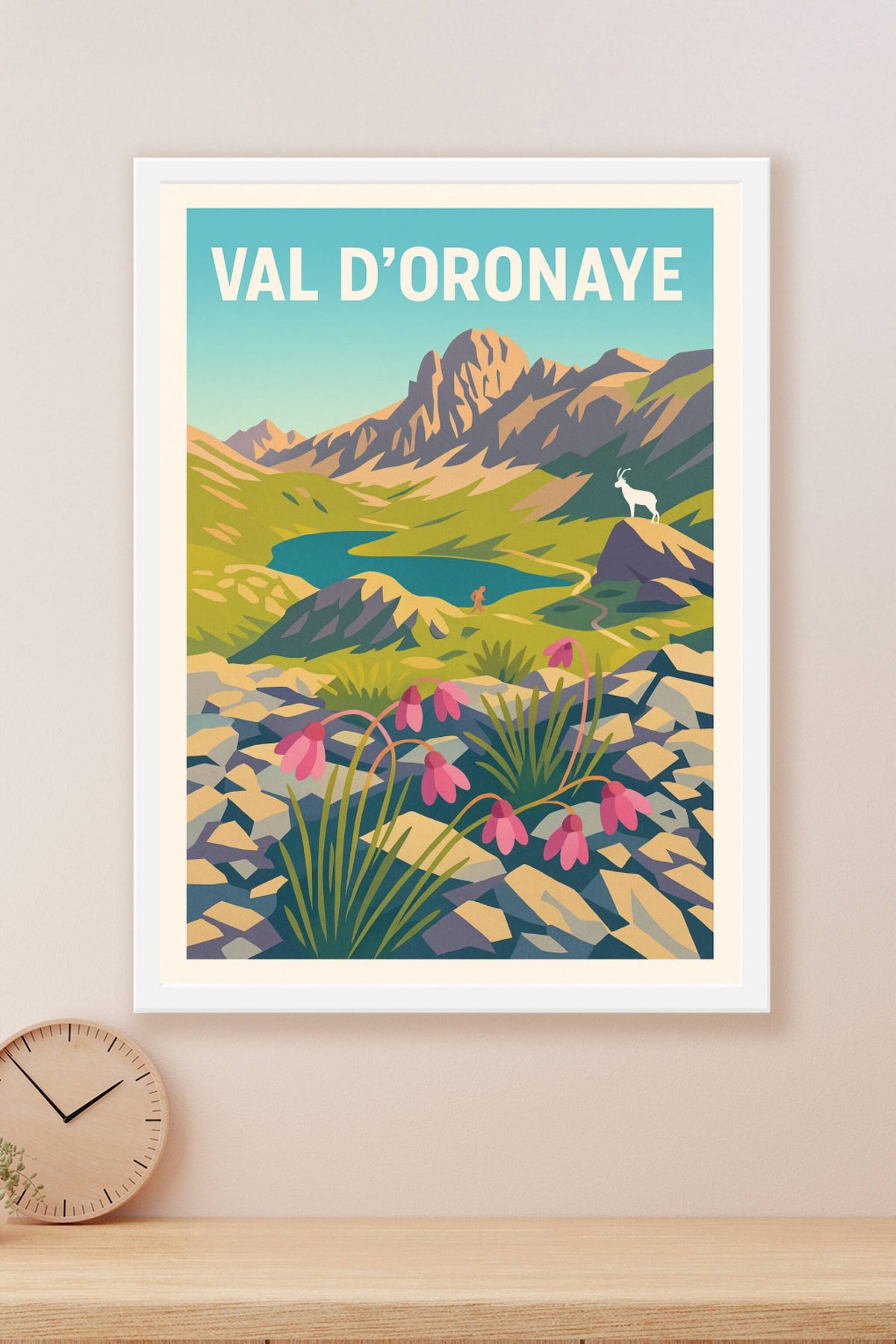 Affiche Val d'Oronaye — Évasion Alpine Authentique · poster d'art de Val d'Oronaye