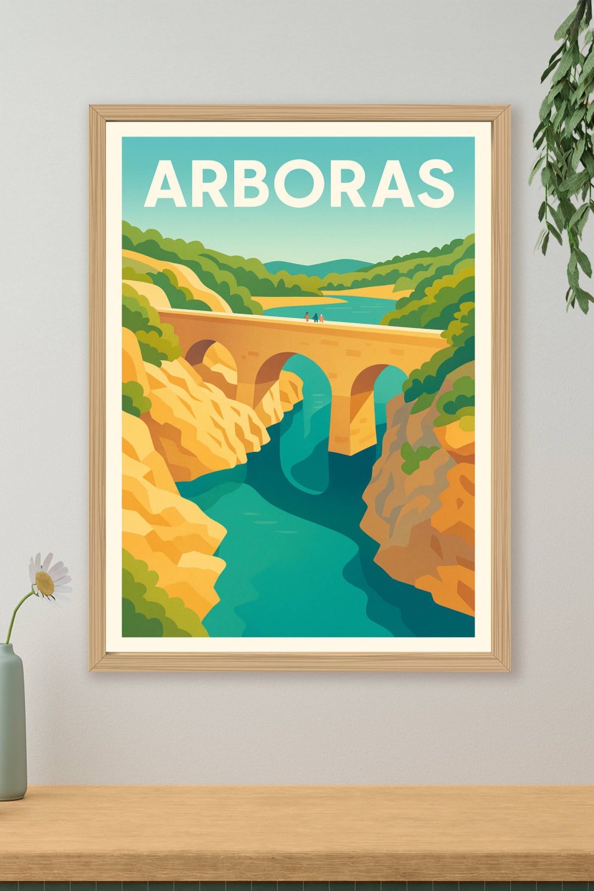 Affiche Arboras — La beauté naturelle en poster vintage · poster d'art de Arboras