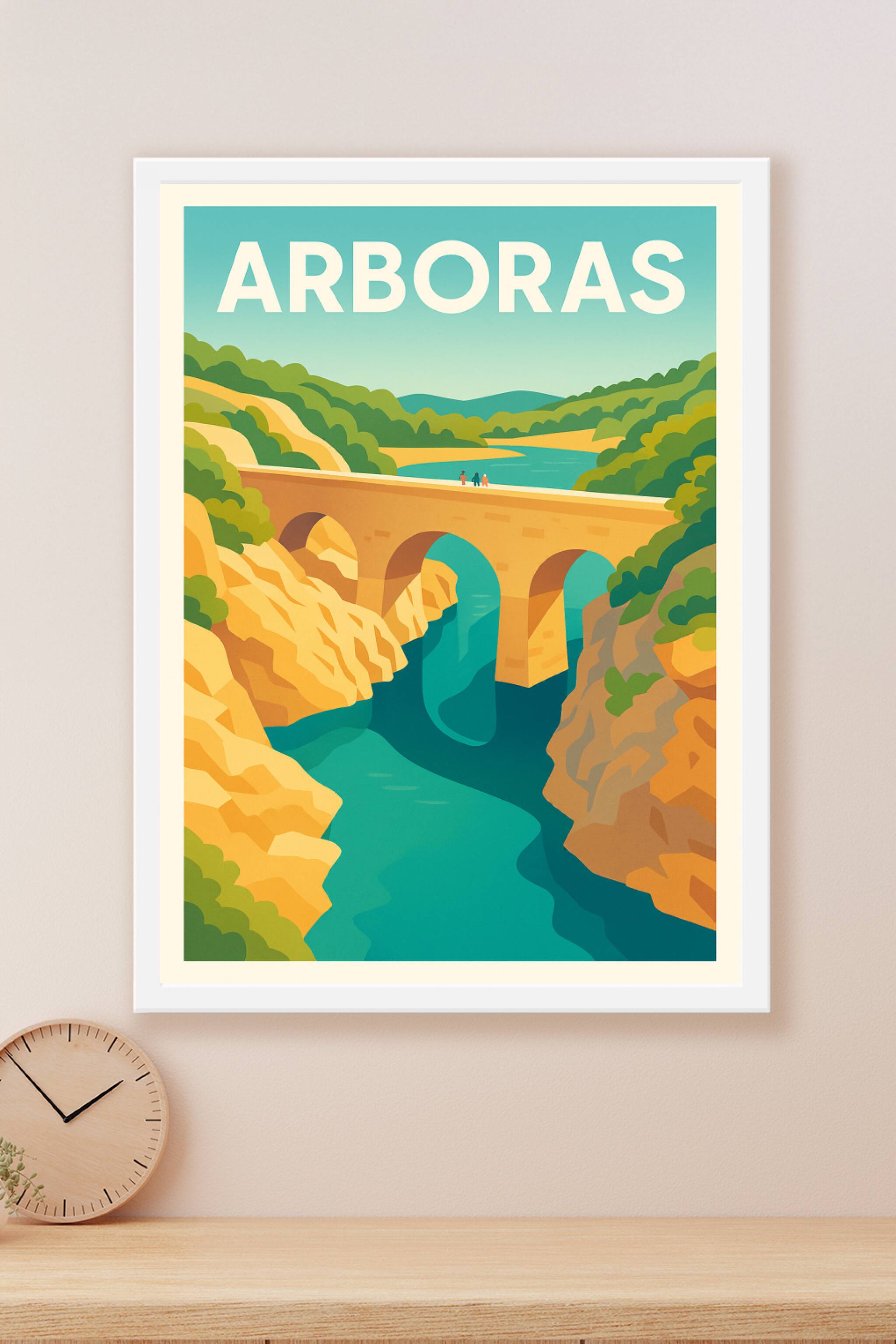 Affiche Arboras — La beauté naturelle en poster vintage · poster d'art de Arboras