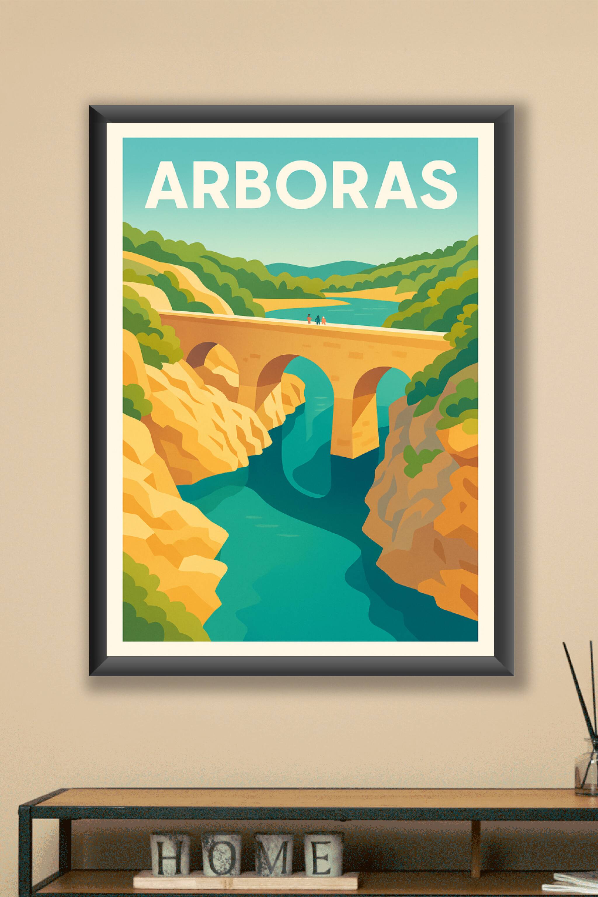 Affiche Arboras — La beauté naturelle en poster vintage · poster d'art de Arboras