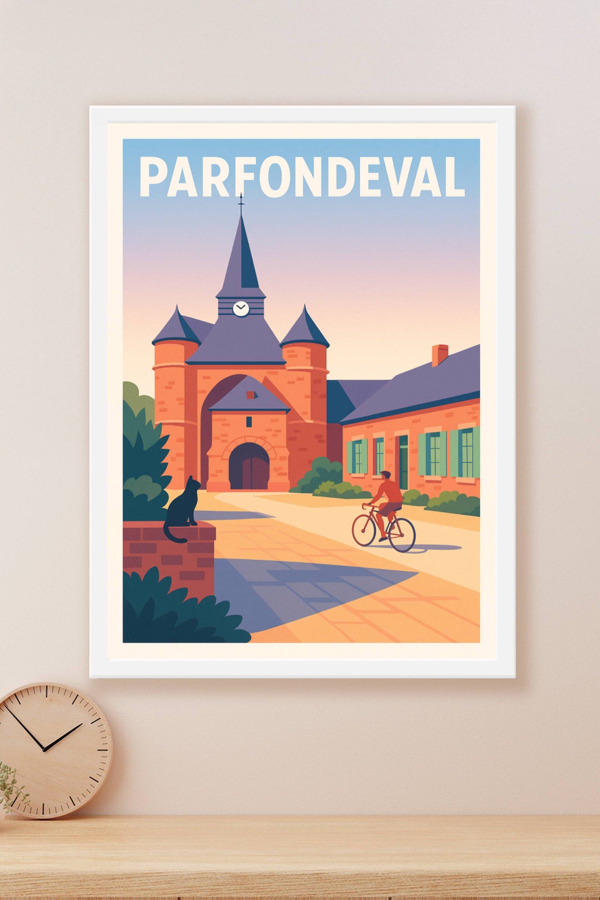 Affiche Parfondeval — Charme et Sérénité à la Campagne · poster d'art de Parfondeval