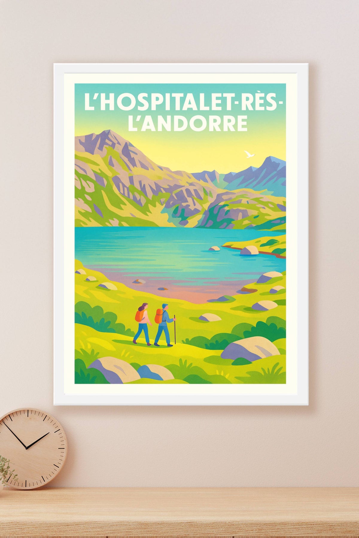 Affiche L'Hospitalet-près-l'Andorre — Évasion Nature en Montagne · poster d'art de L'Hospitalet-près-l'Andorre