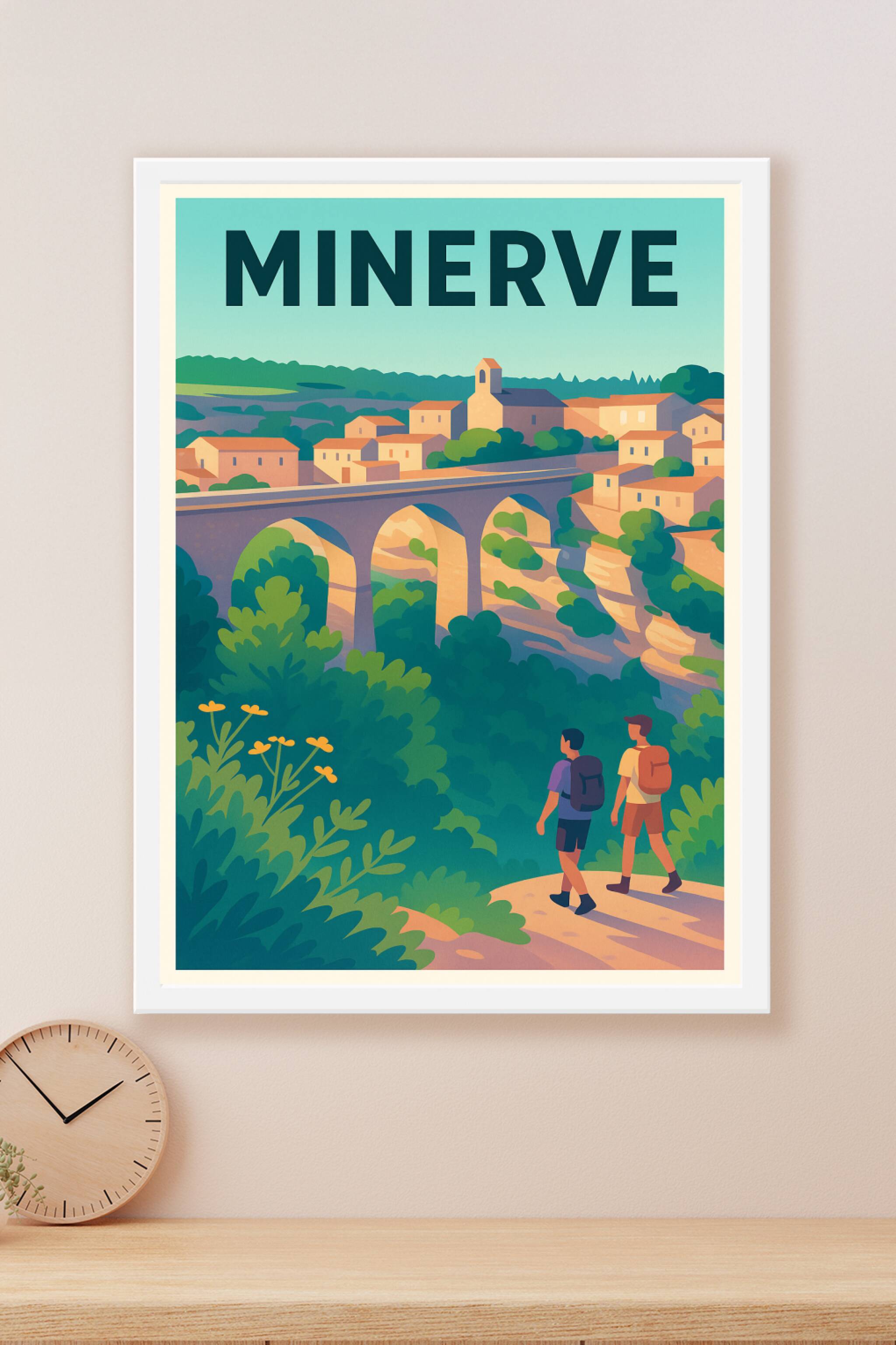 Affiche Minerve — L’émerveillement au cœur de la nature · poster d'art de Minerve