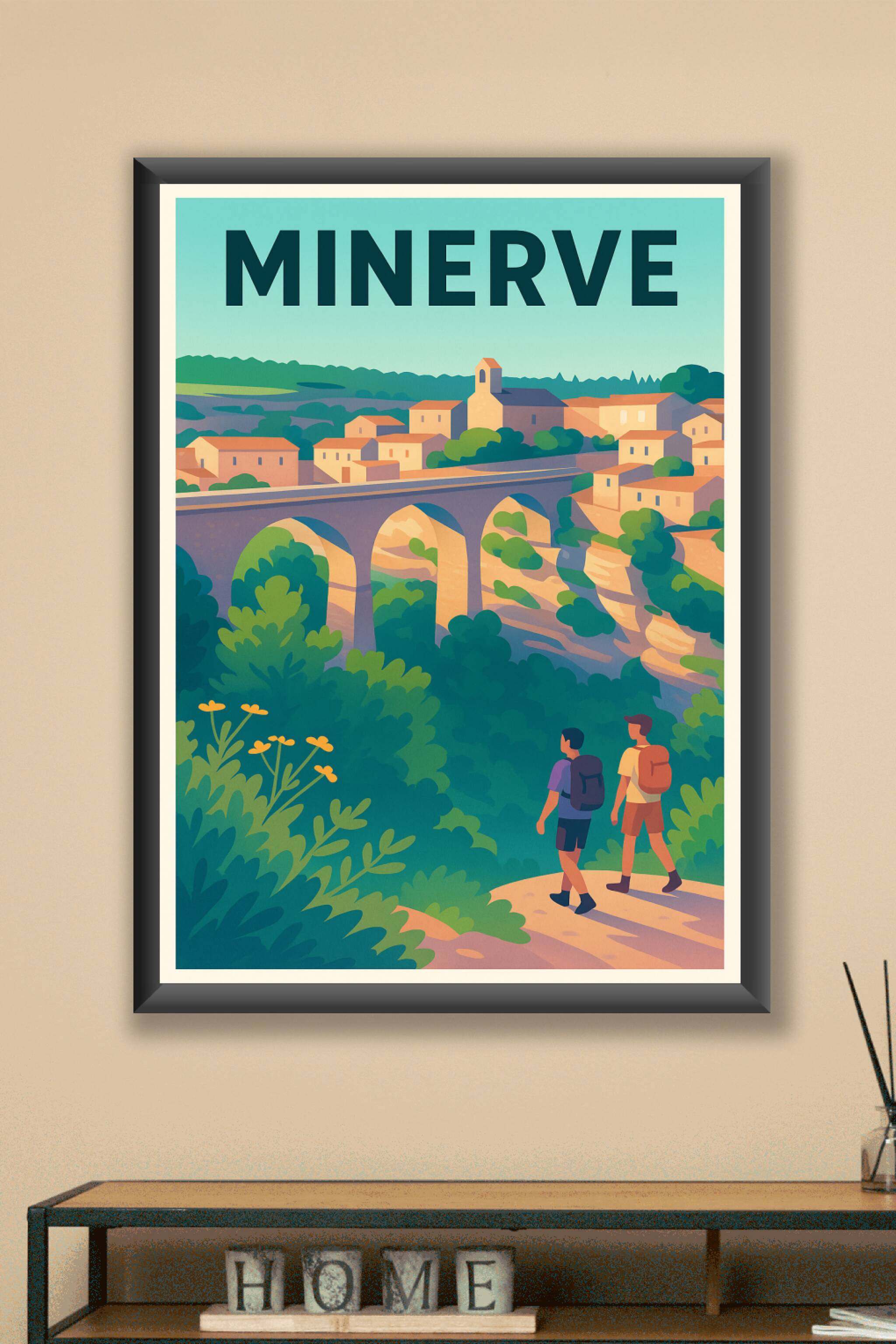 Affiche Minerve — L’émerveillement au cœur de la nature · poster d'art de Minerve