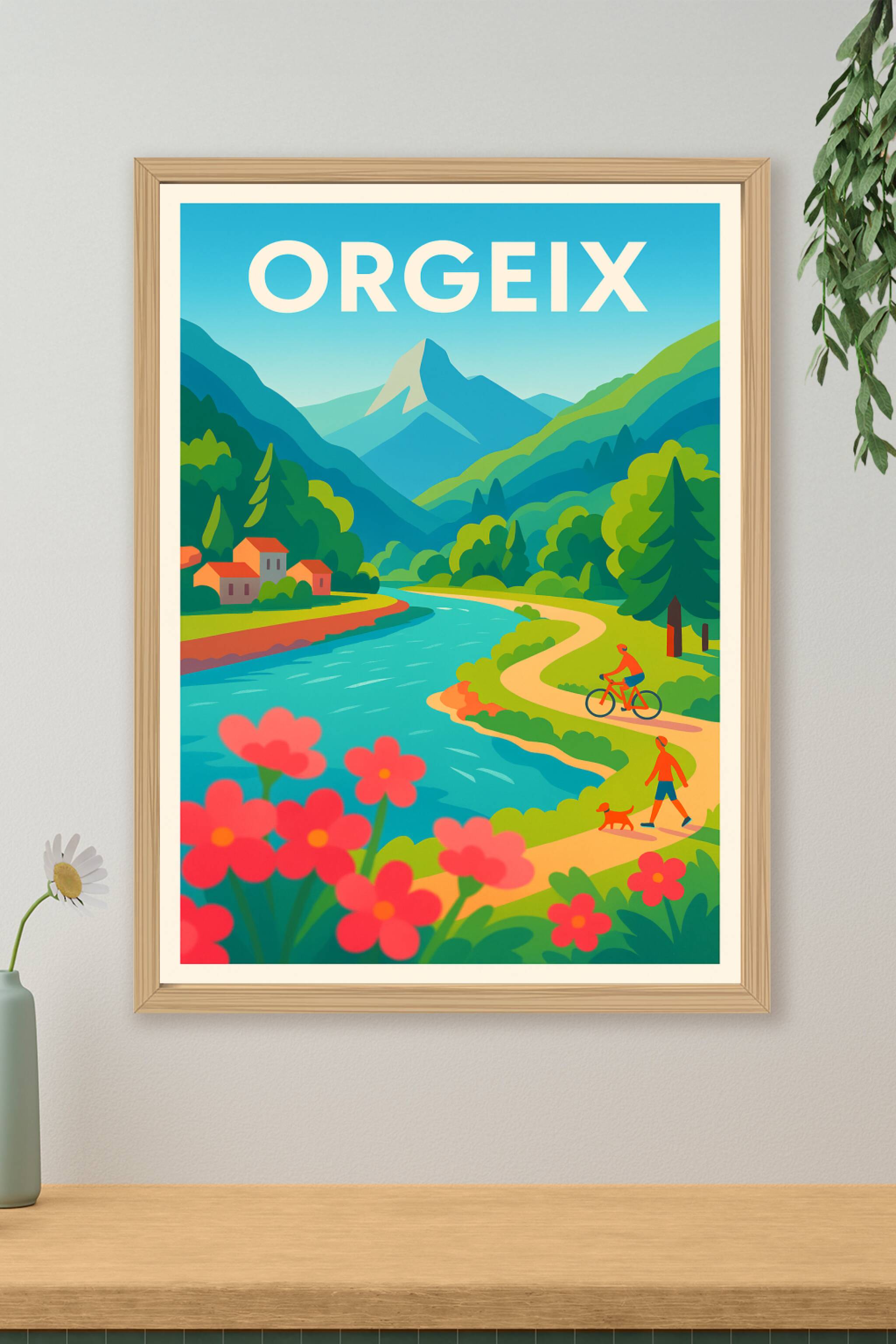 Affiche de Orgeix - Évasion nature au cœur des montagnes