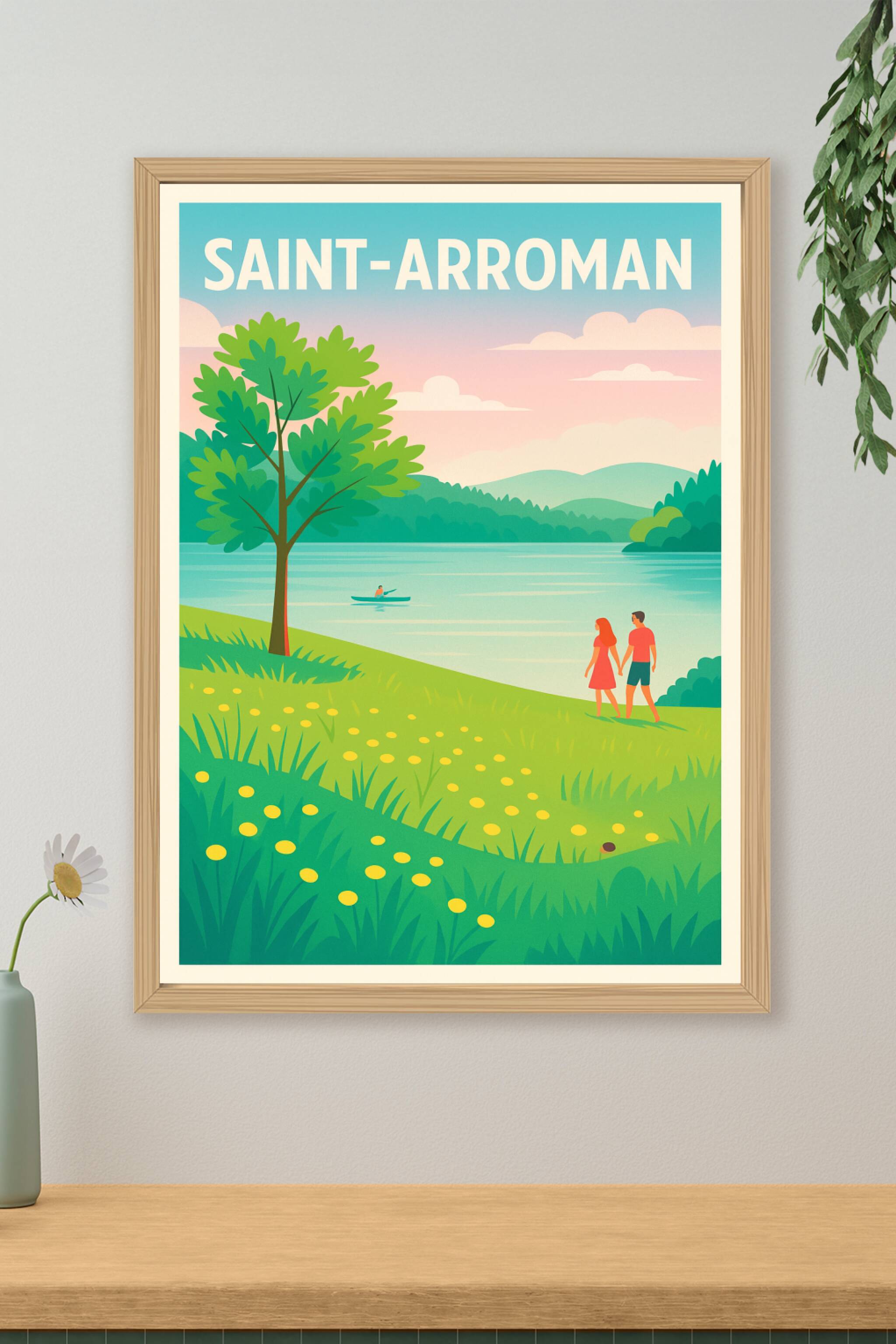 Affiche de Saint-Arroman - Une pause nature au bord de l'eau