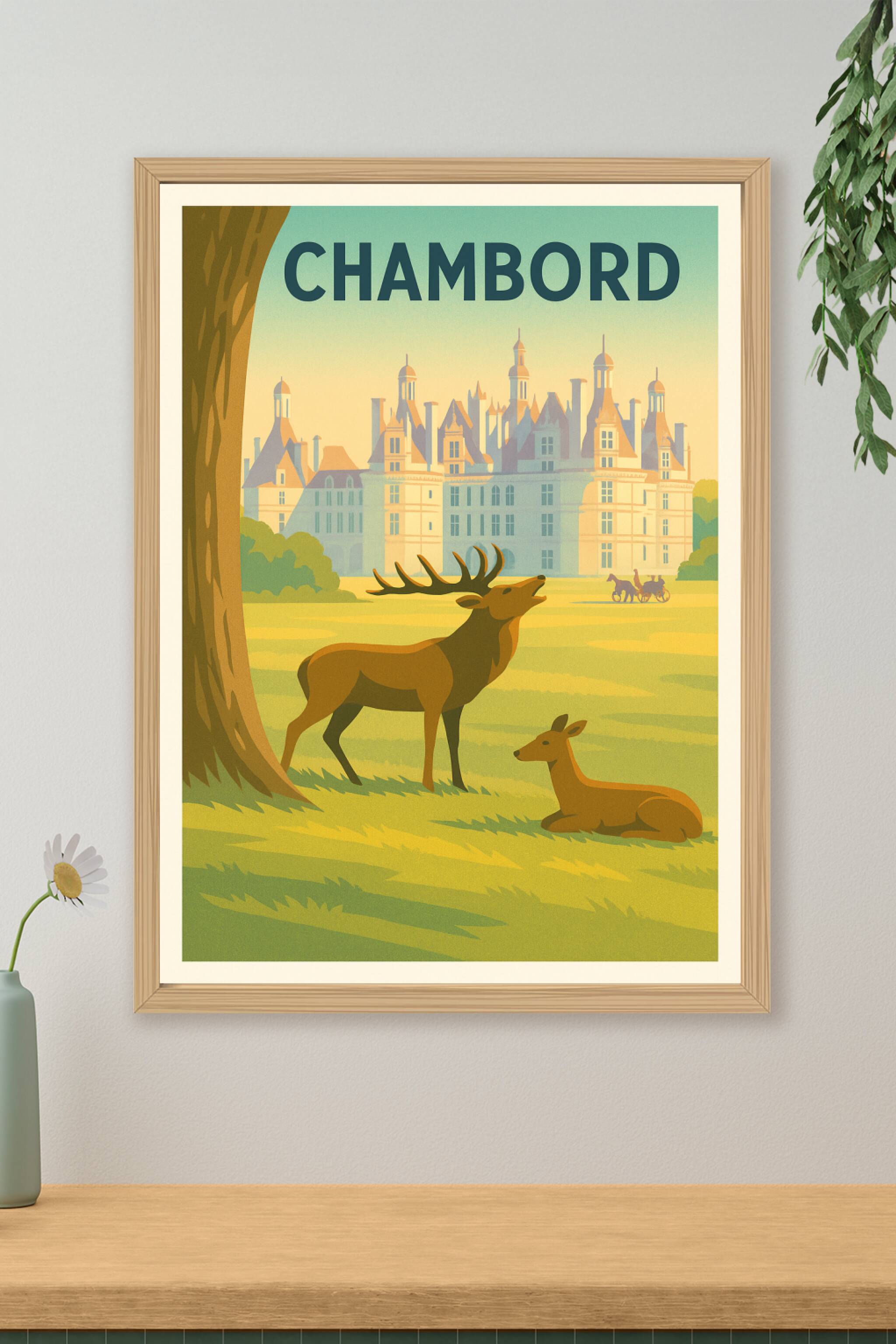 Affiche de Chambord - L'élégance du domaine royal