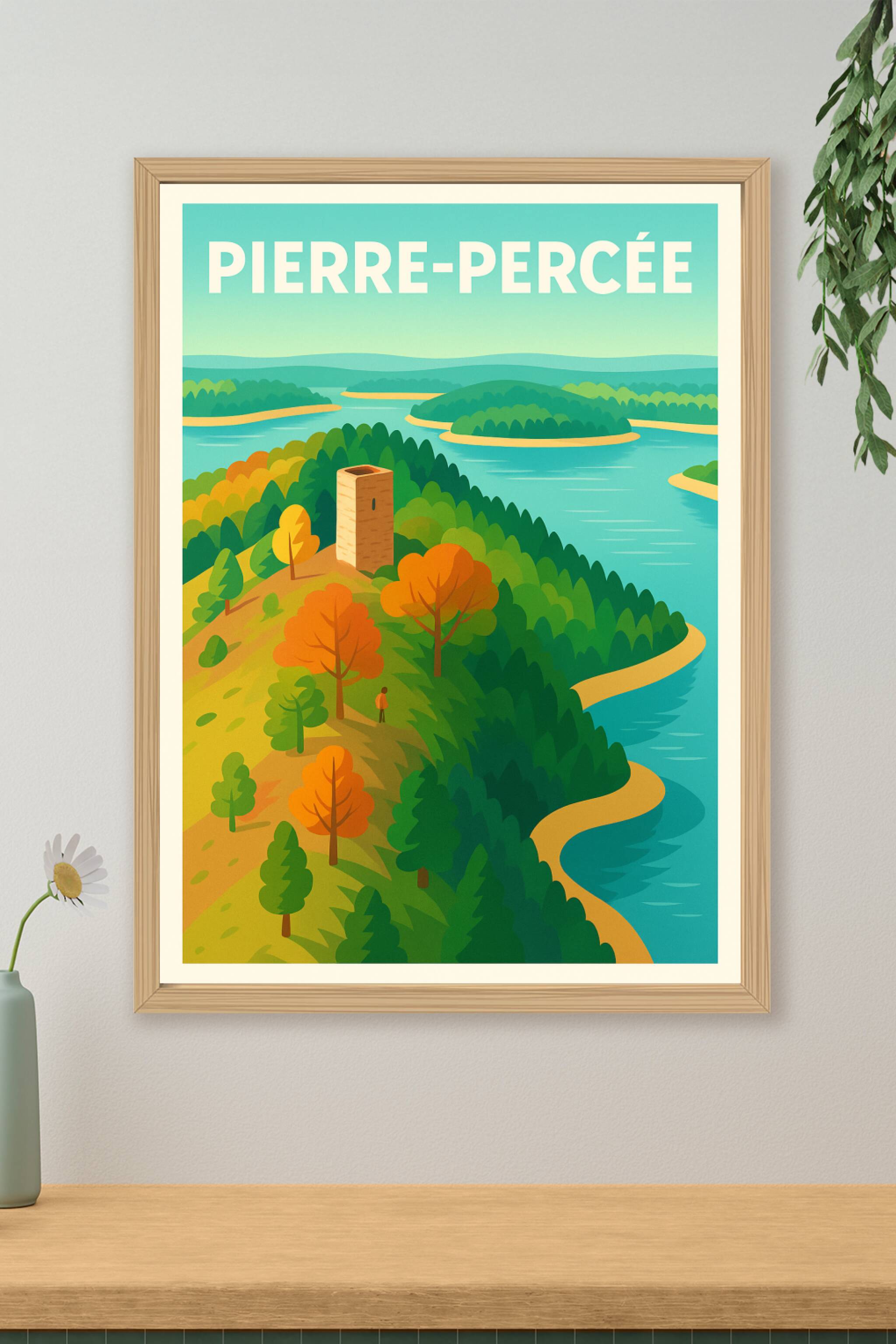 Affiche de Pierre-Percée - Évasion naturelle au cœur du paysage