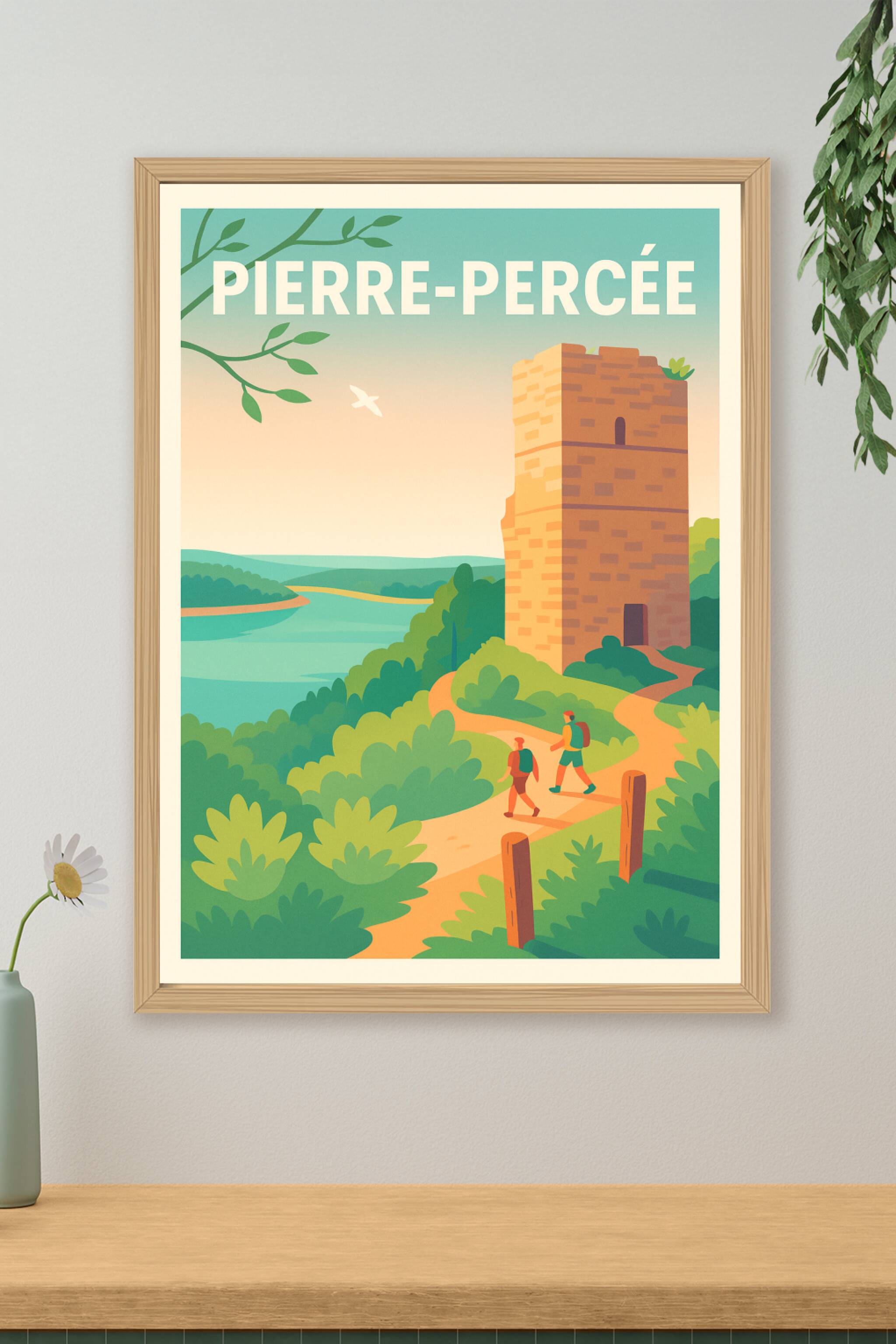 Affiche de Pierre-Percée - Escapade nature et patrimoine