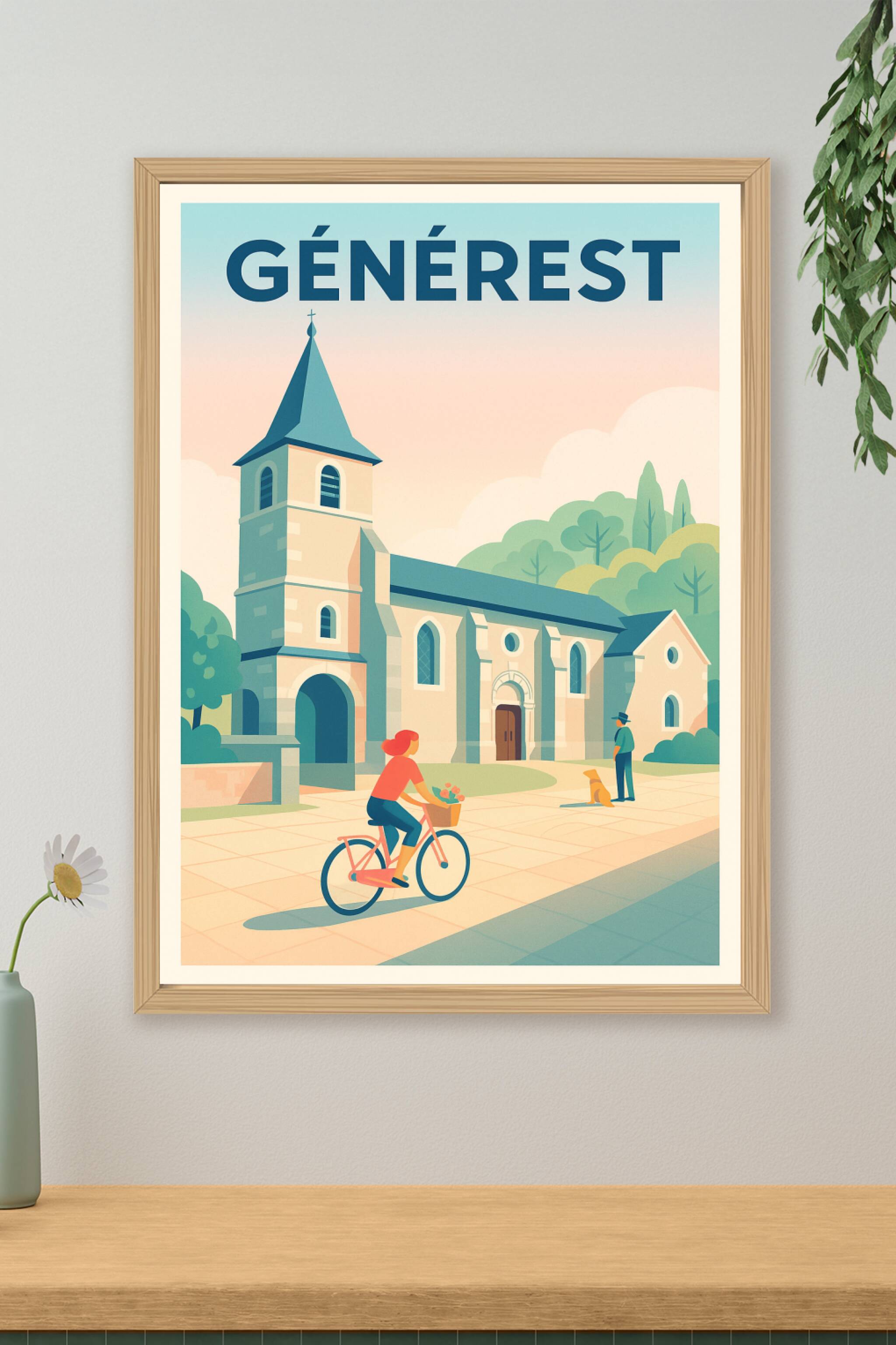 Affiche de Génèrest - Douceur et Sérénité au Village