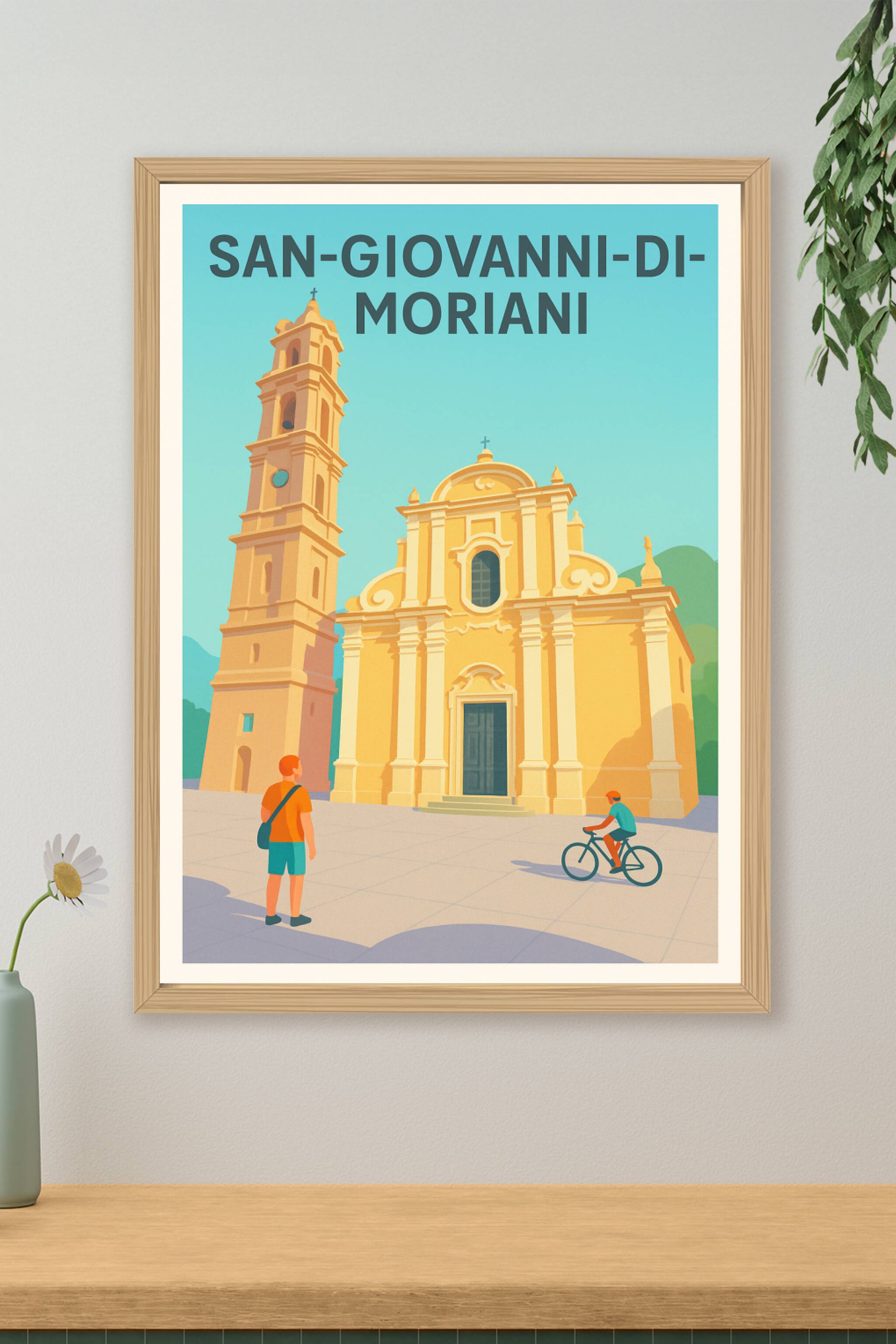 Affiche de San-Giovanni-di-Moriani - Un coin de Corse ensoleillé
