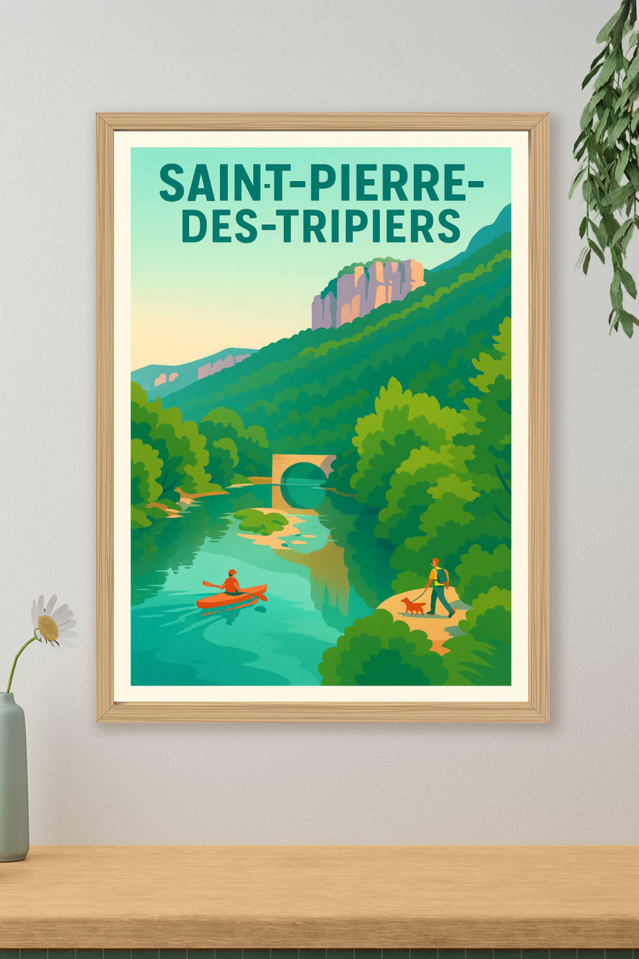 Affiche de Saint-Pierre-des-Tripiers - Évasion nature au cœur des Gorges