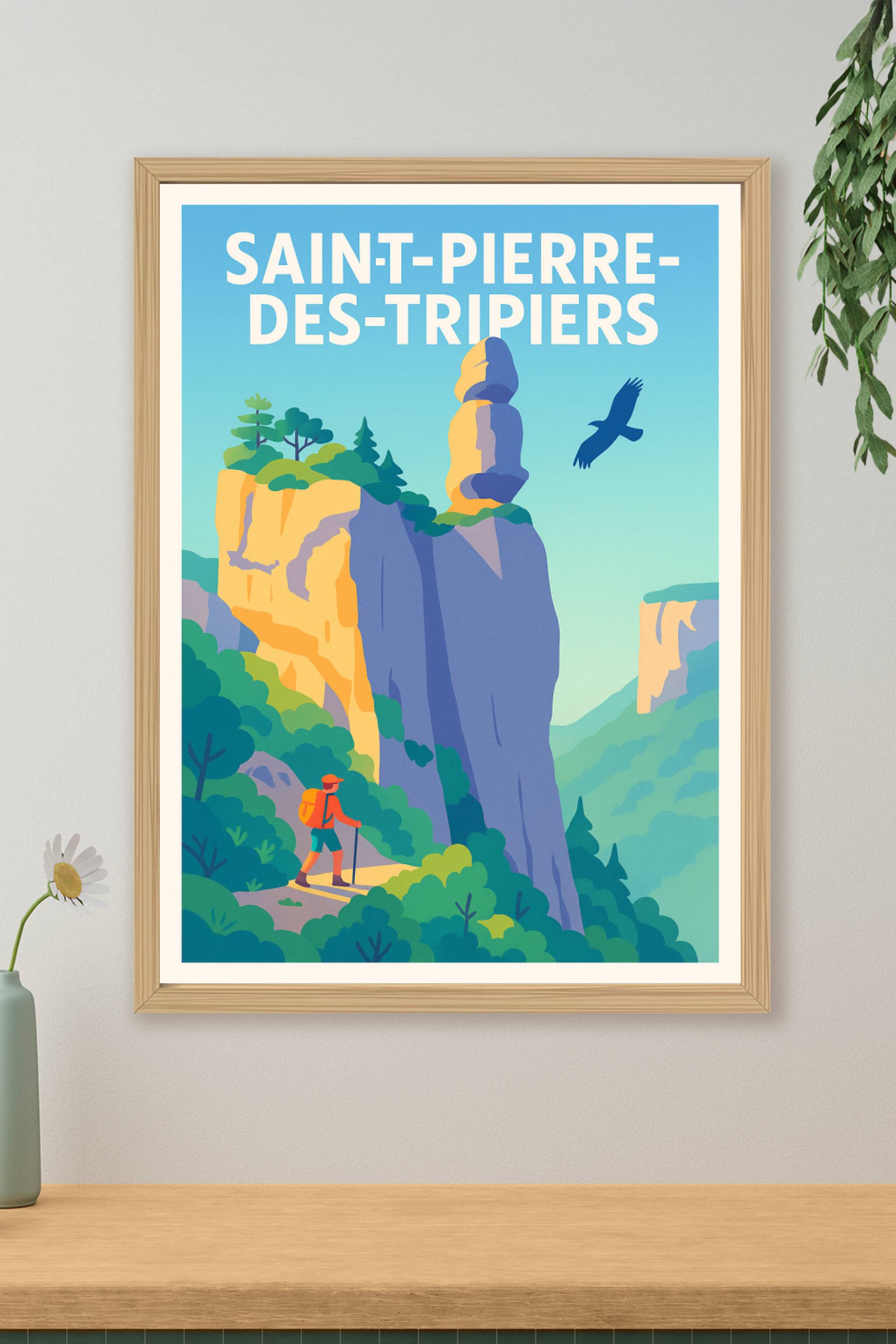 Affiche de Saint-Pierre-des-Tripiers - Aventure et Nature grandiose