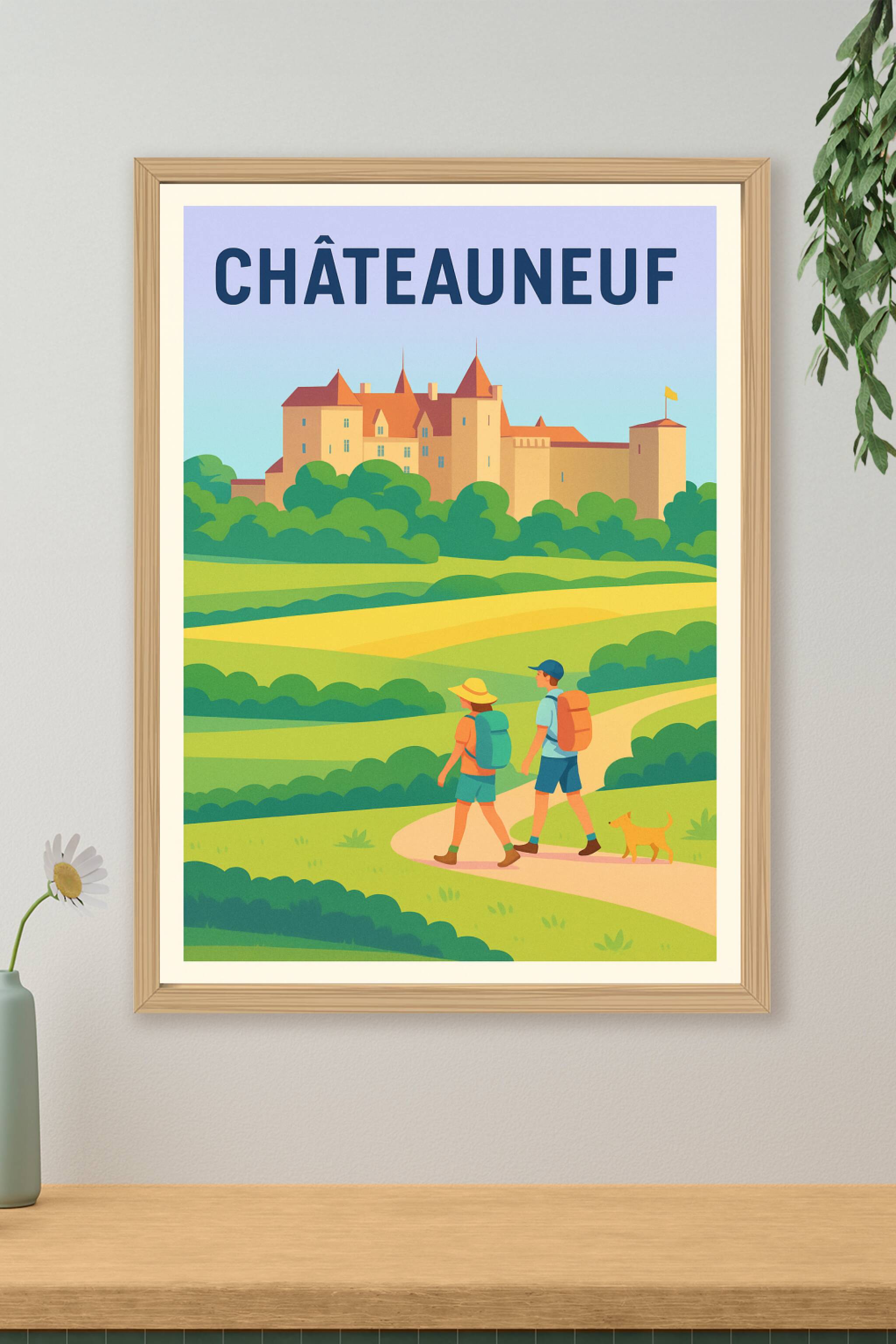 Affiche de Châteauneuf - Une balade au cœur du patrimoine