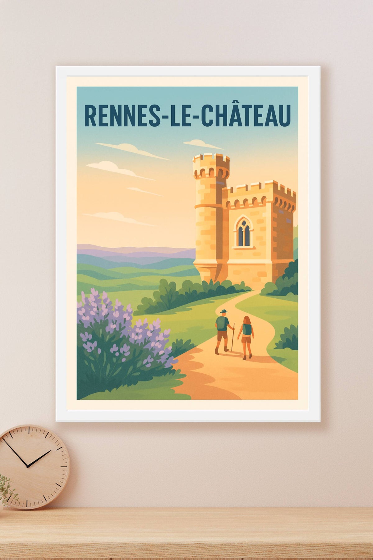 Affiche Rennes-le-Château — Évasion au cœur du mystère · poster d'art de Rennes-le-Château