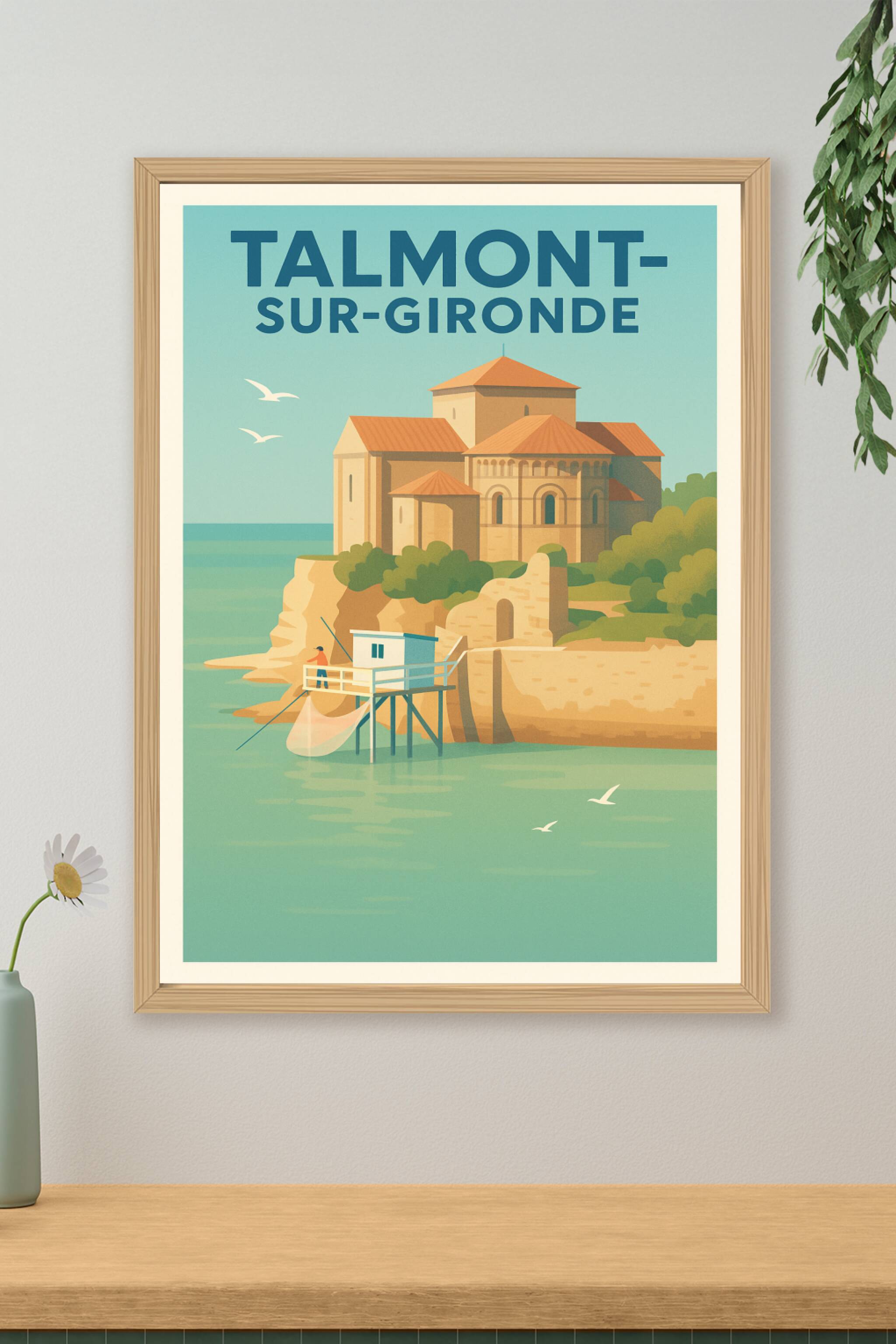 Affiche de Talmont-sur-Gironde - Tranquillité et charme côtier