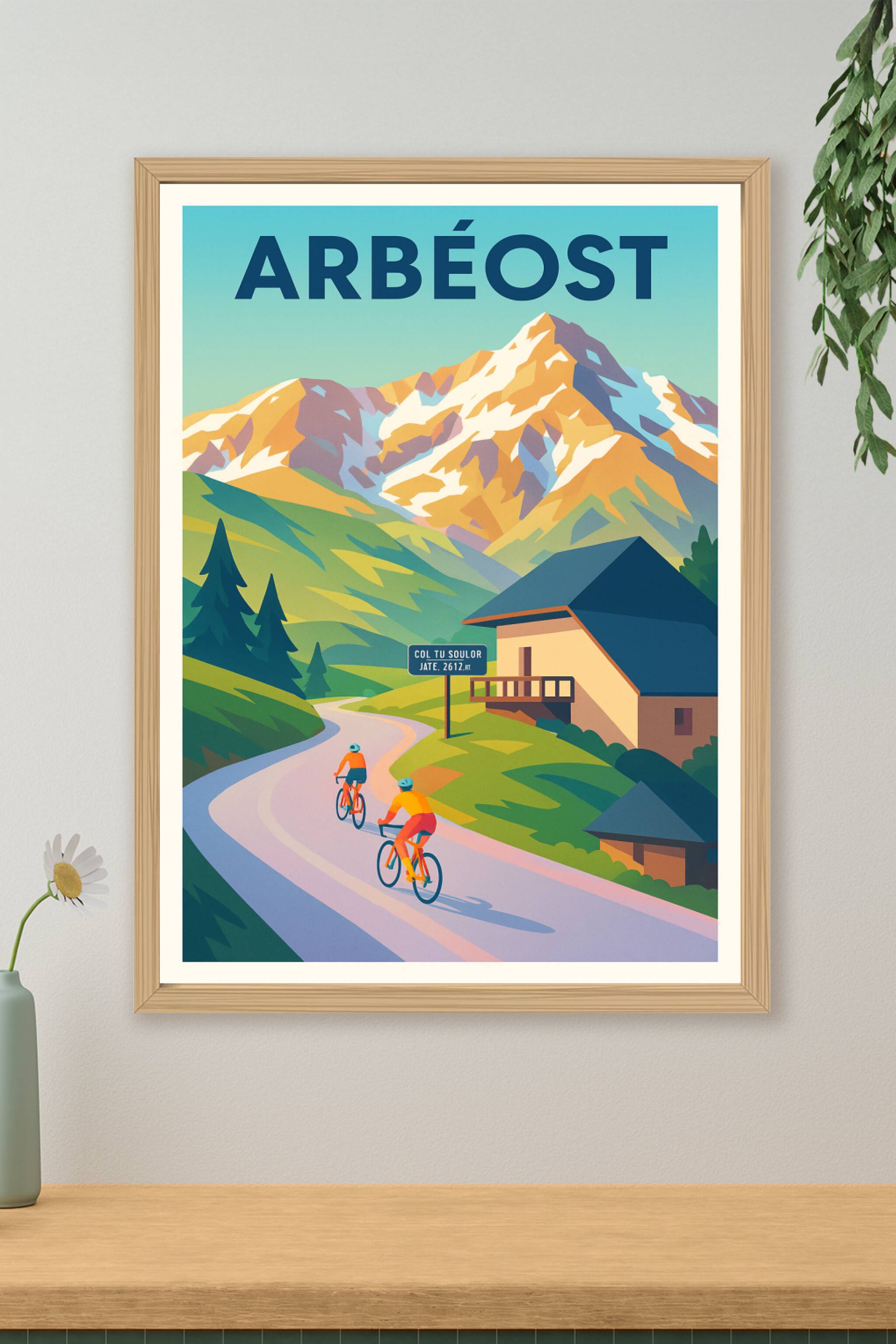 Affiche de Arbéost - Escapade cycliste au cœur des Pyrénées