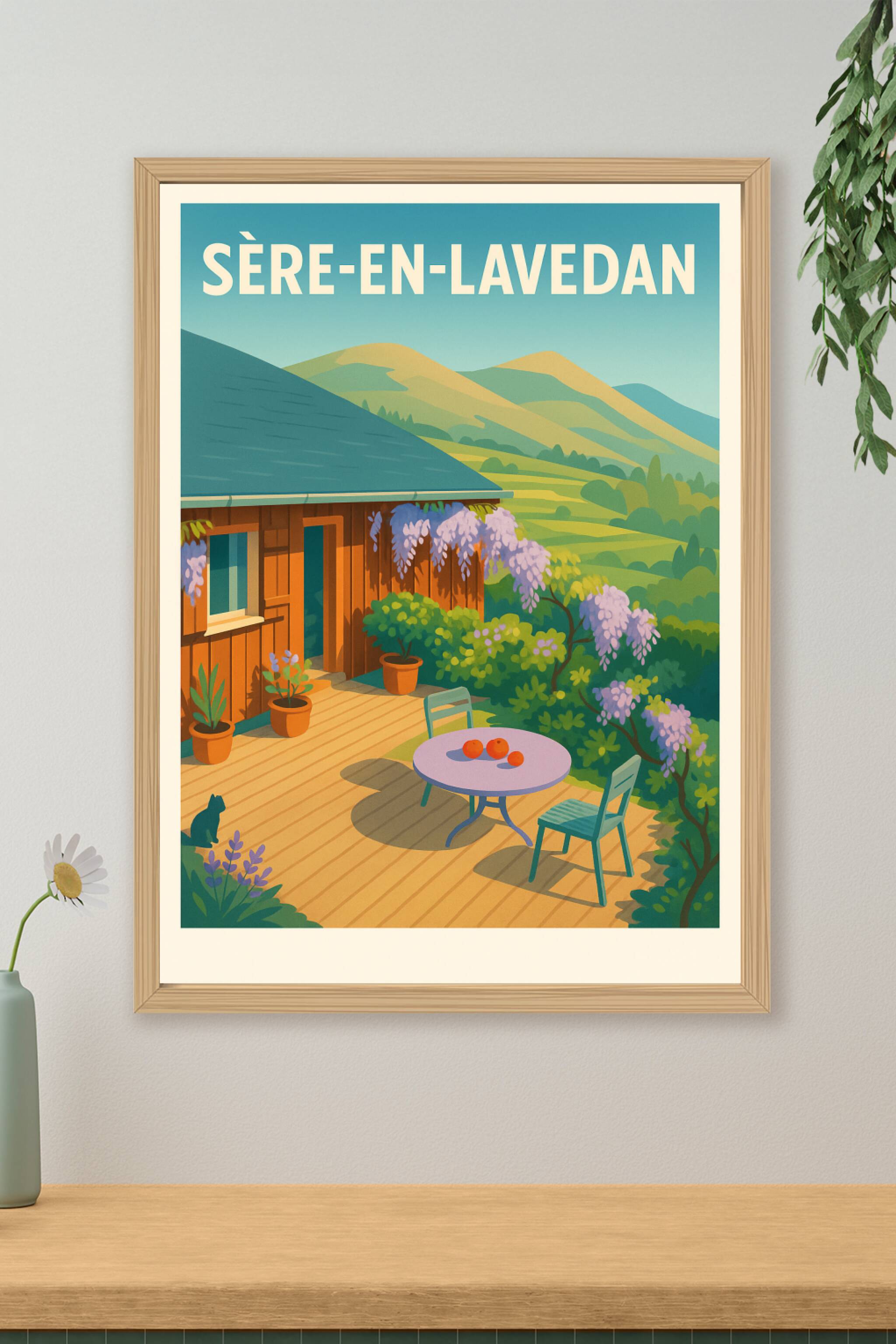 Affiche de Sère-en-Lavedan - Pause bucolique au cœur des montagnes