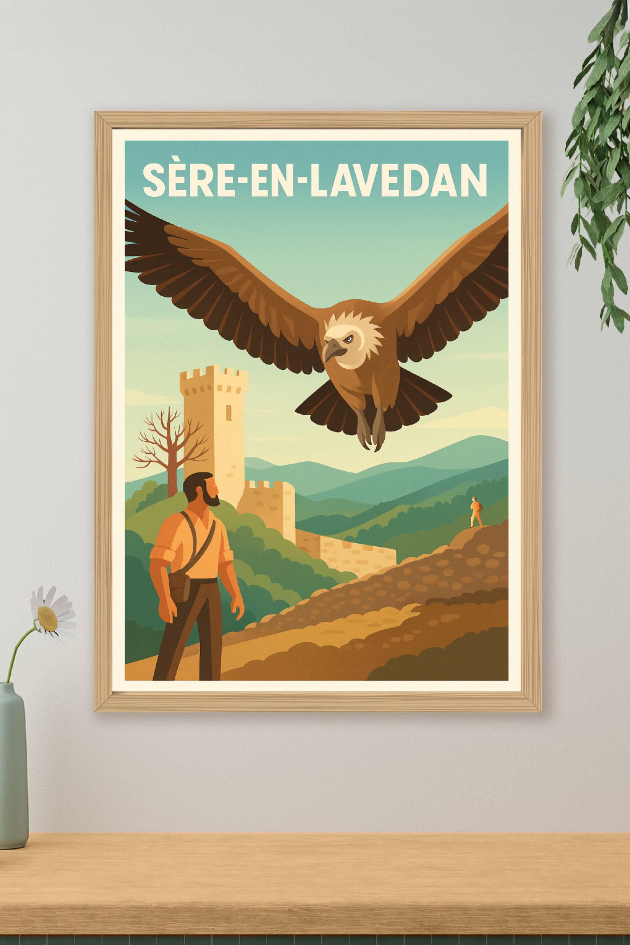 Affiche de Sère-en-Lavedan - Aventure et nature grandiose