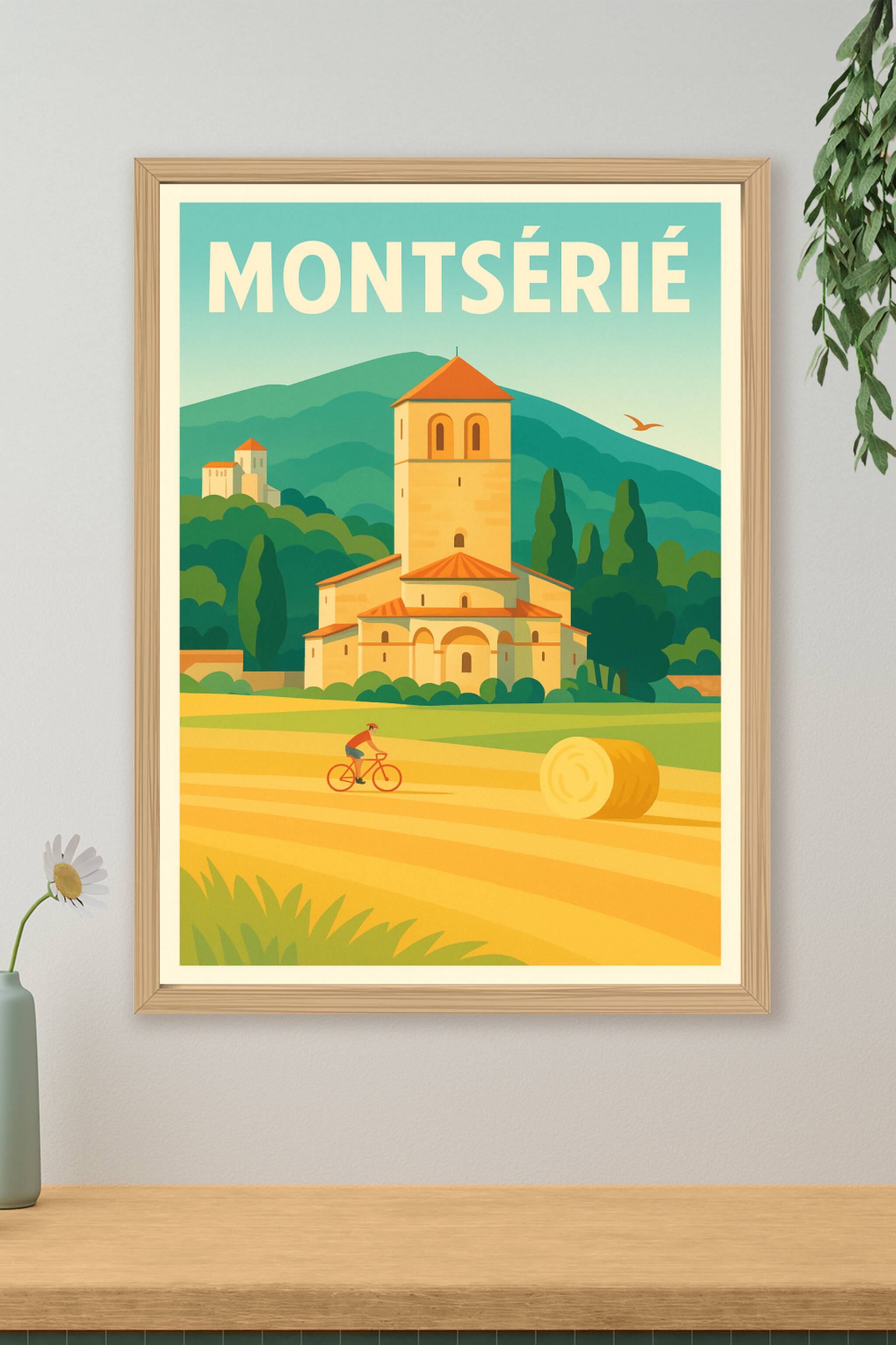 Affiche de Montsérié - Voyage bucolique au cœur des paysages authentiques