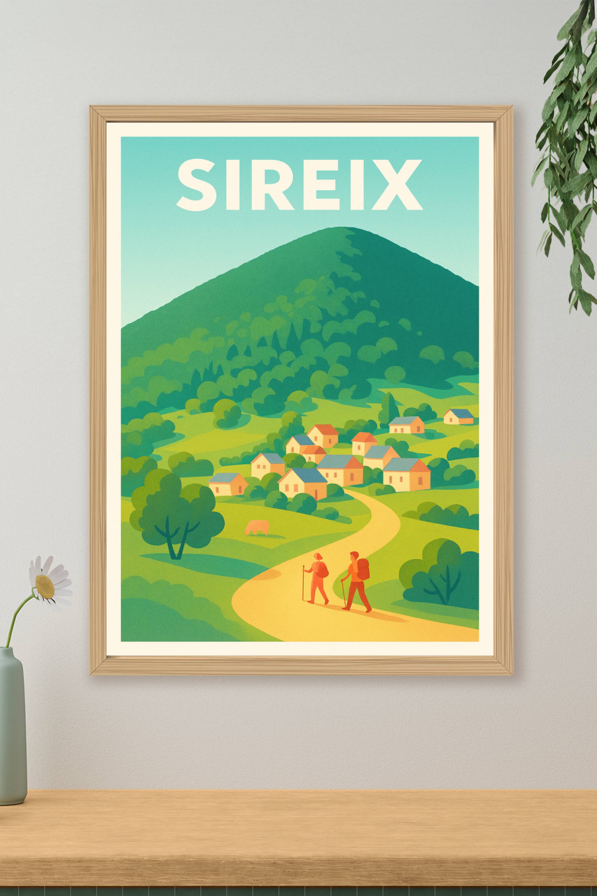 Affiche de Sireix - Escapade nature et village pittoresque
