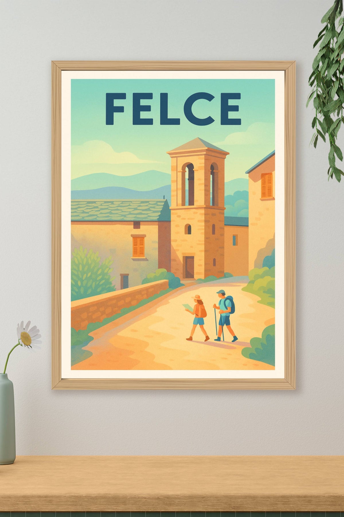 Affiche Felce — L'escapade paisible au cœur de la Corse · poster d'art de Felce