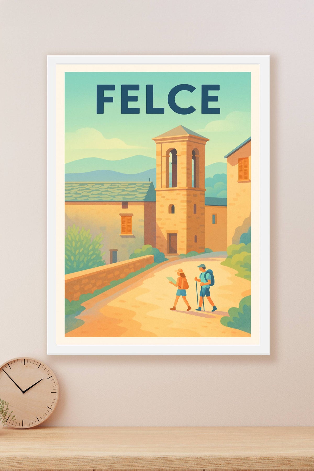 Affiche Felce — L'escapade paisible au cœur de la Corse · poster d'art de Felce