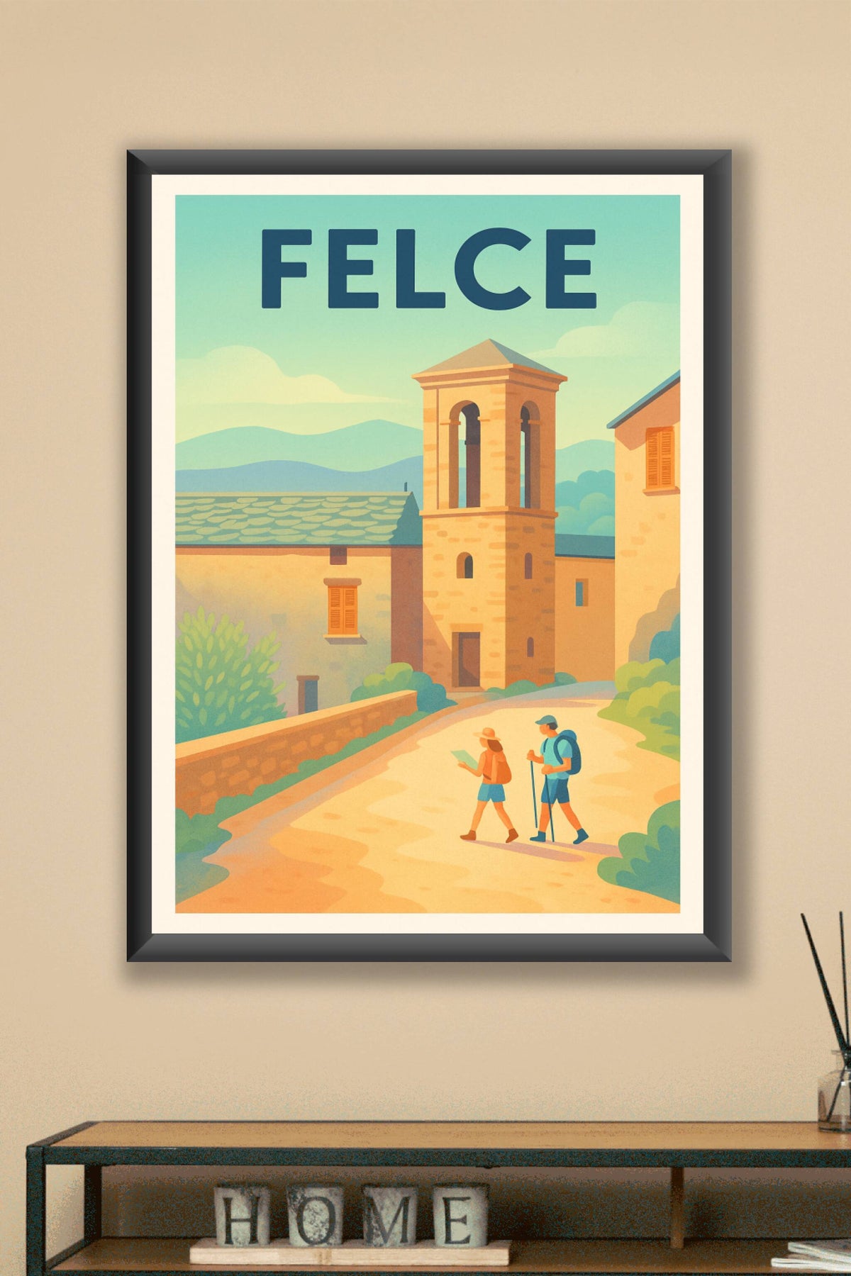 Affiche Felce — L'escapade paisible au cœur de la Corse · poster d'art de Felce